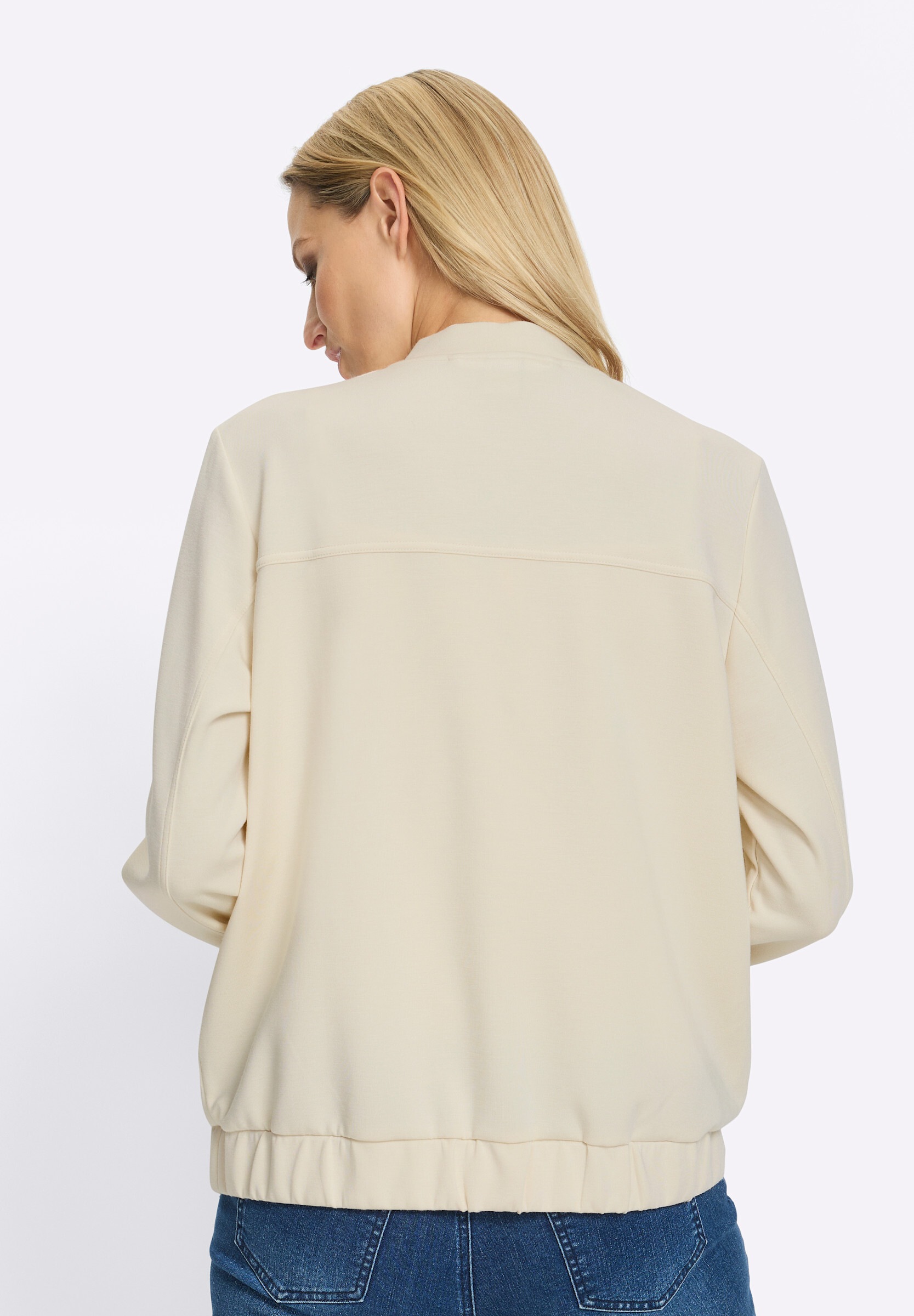 heine Shirtjacke »Jersey-Jacke Shirtjacke mit 2-Wege-Reißverschluss«