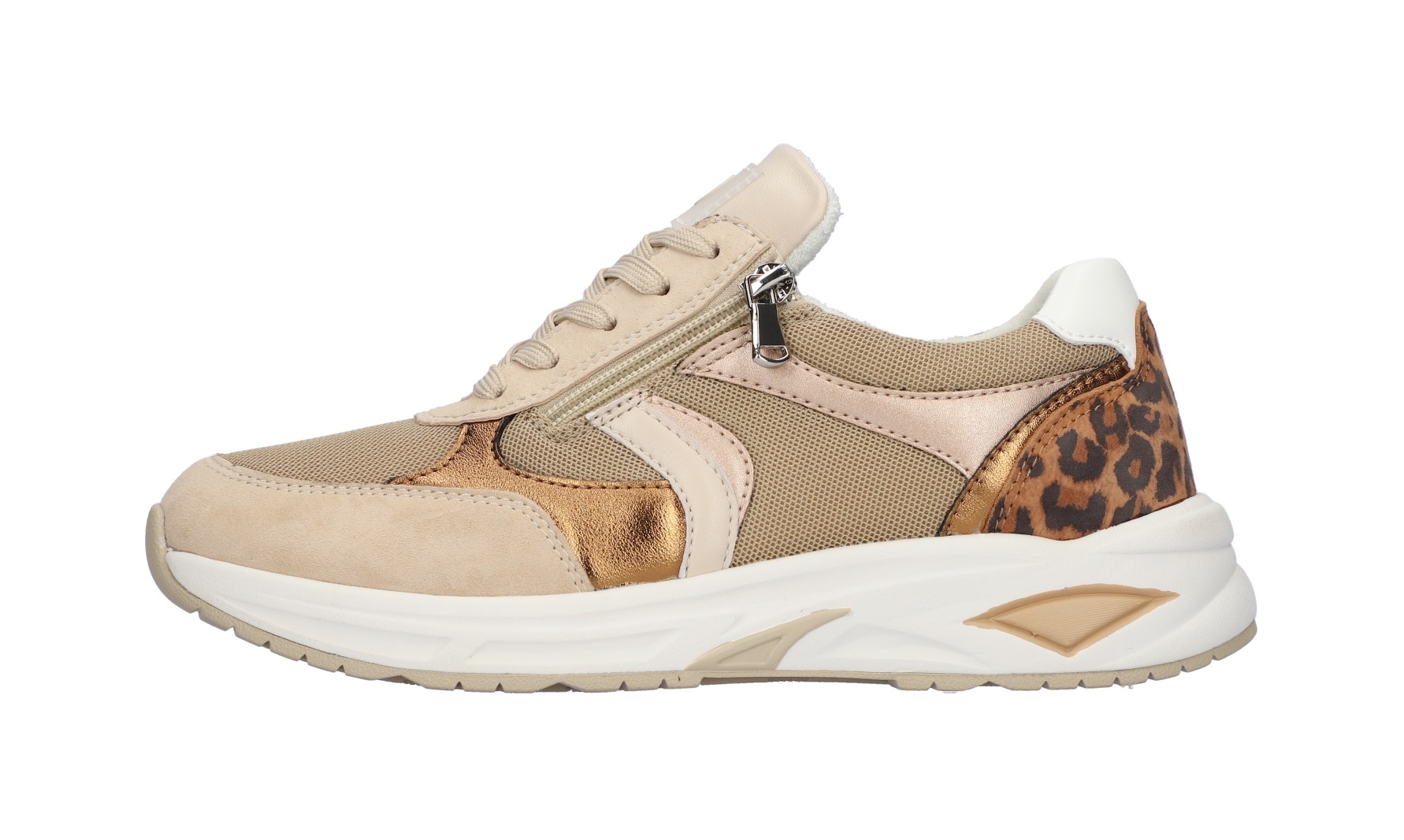 Waldläufer Sneaker »H-JILL«, Bequemschuh, Komfortschuh in H-Weite, seitlicher Reißverschluss