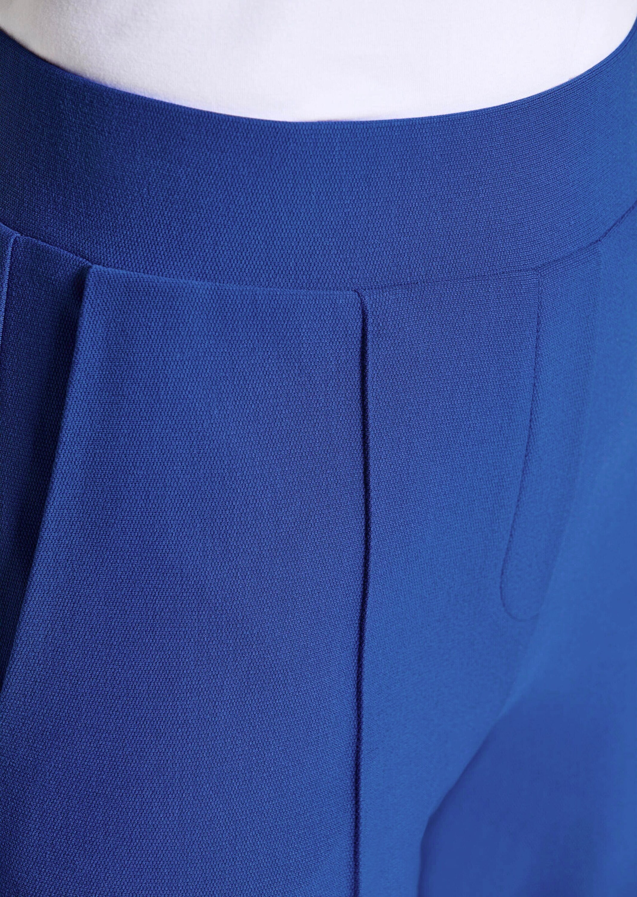 GOLDNER Stoffhose »Kurzgröße Verkürzte Hose VERA mit Biesen«