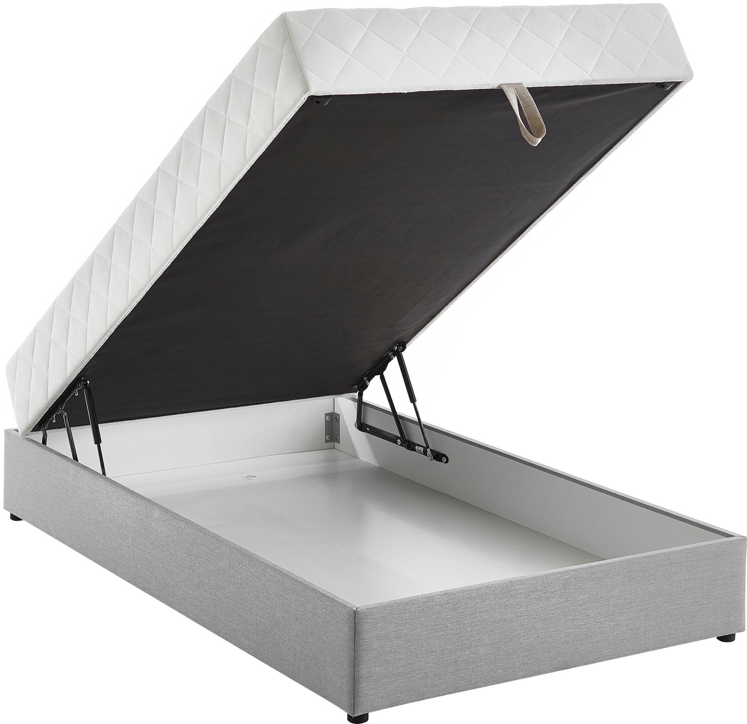 ATLANTIC home collection Boxbett »BELINA« mit Taschenfederkernmatratze und geräumigem Bettkasten