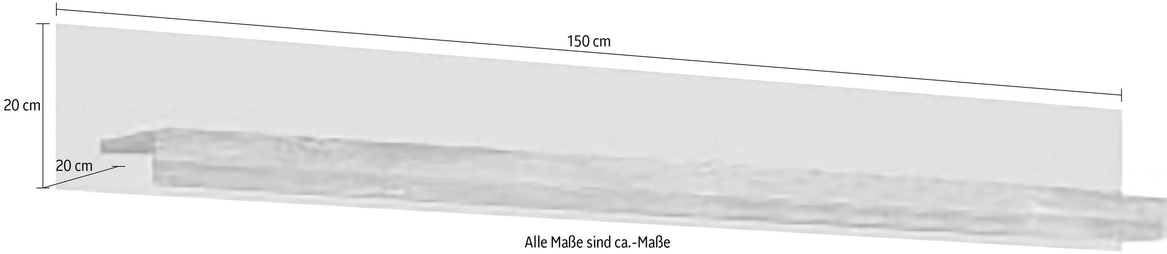 Home affaire Wandregal »Florenz«, Breite 150 cm