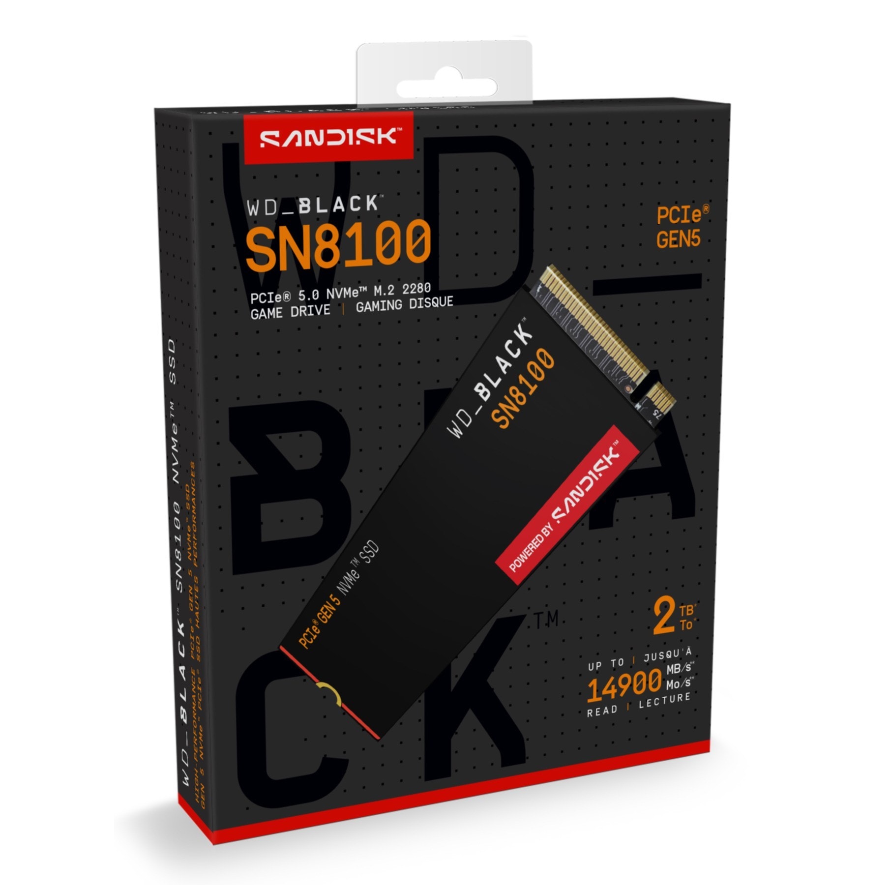 Sandisk interne SSD »WD_BLACK SN8100 NVMe« 2 TB