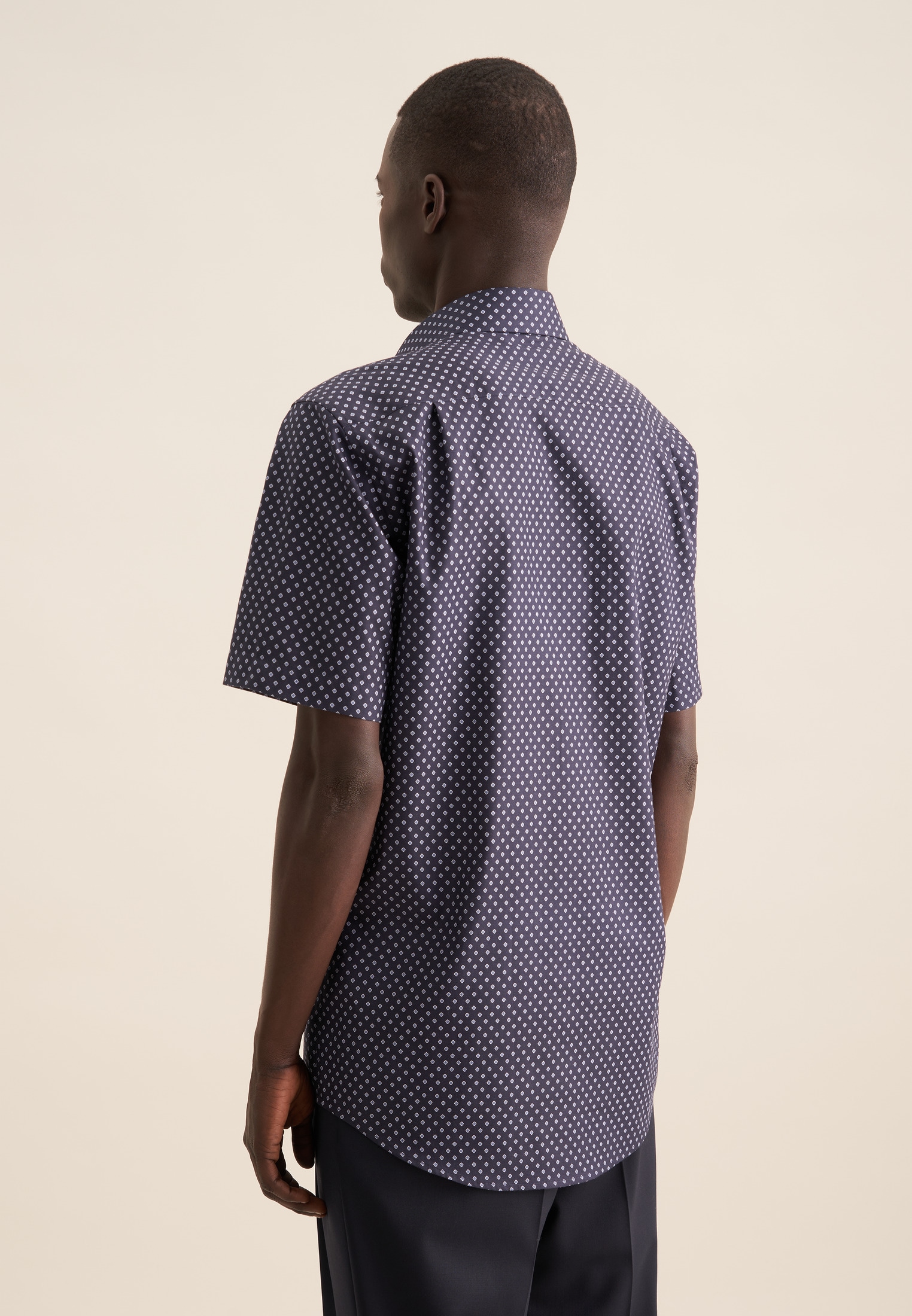 seidensticker Businesshemd »Regular« Regular 1/2 Kentkragen Druck