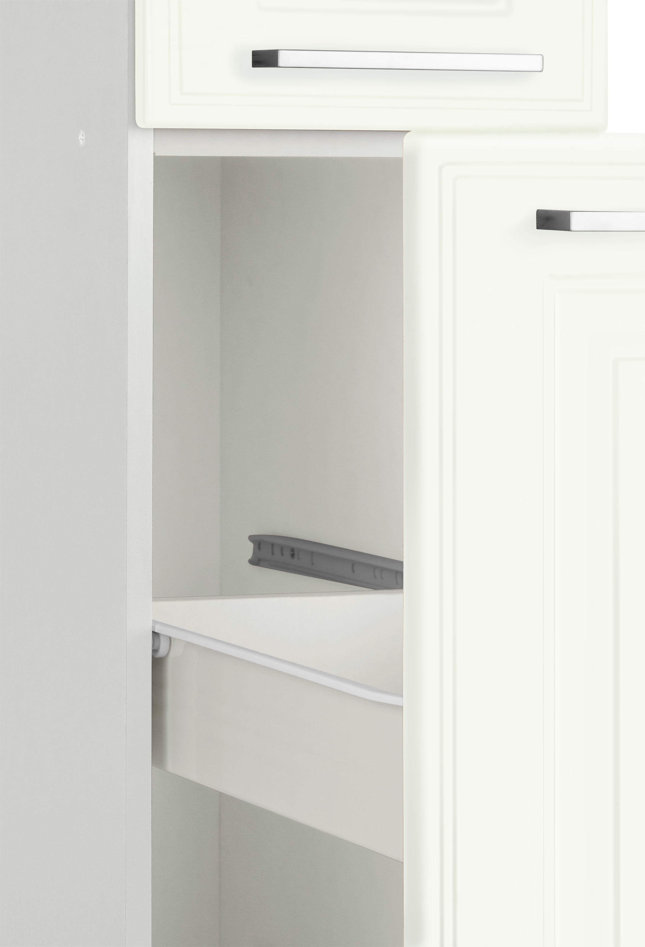 KOCHSTATION Apothekerschrank »KS-Stockholm«, hochwertige MDF-Fronten, 200 cm hoch, viel Stauraum