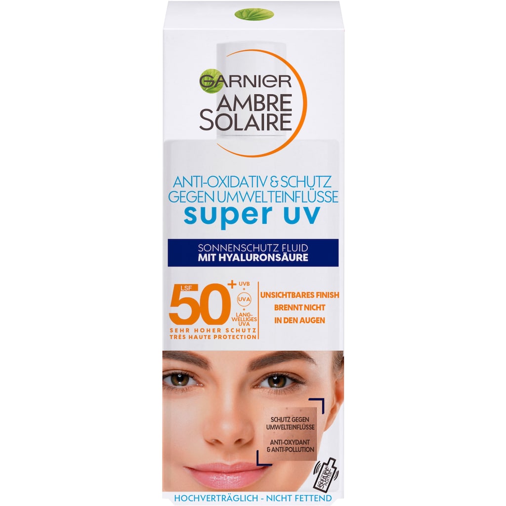 GARNIER Sonnenschutzfluid »Ambre Solaire Sensitive expert+«