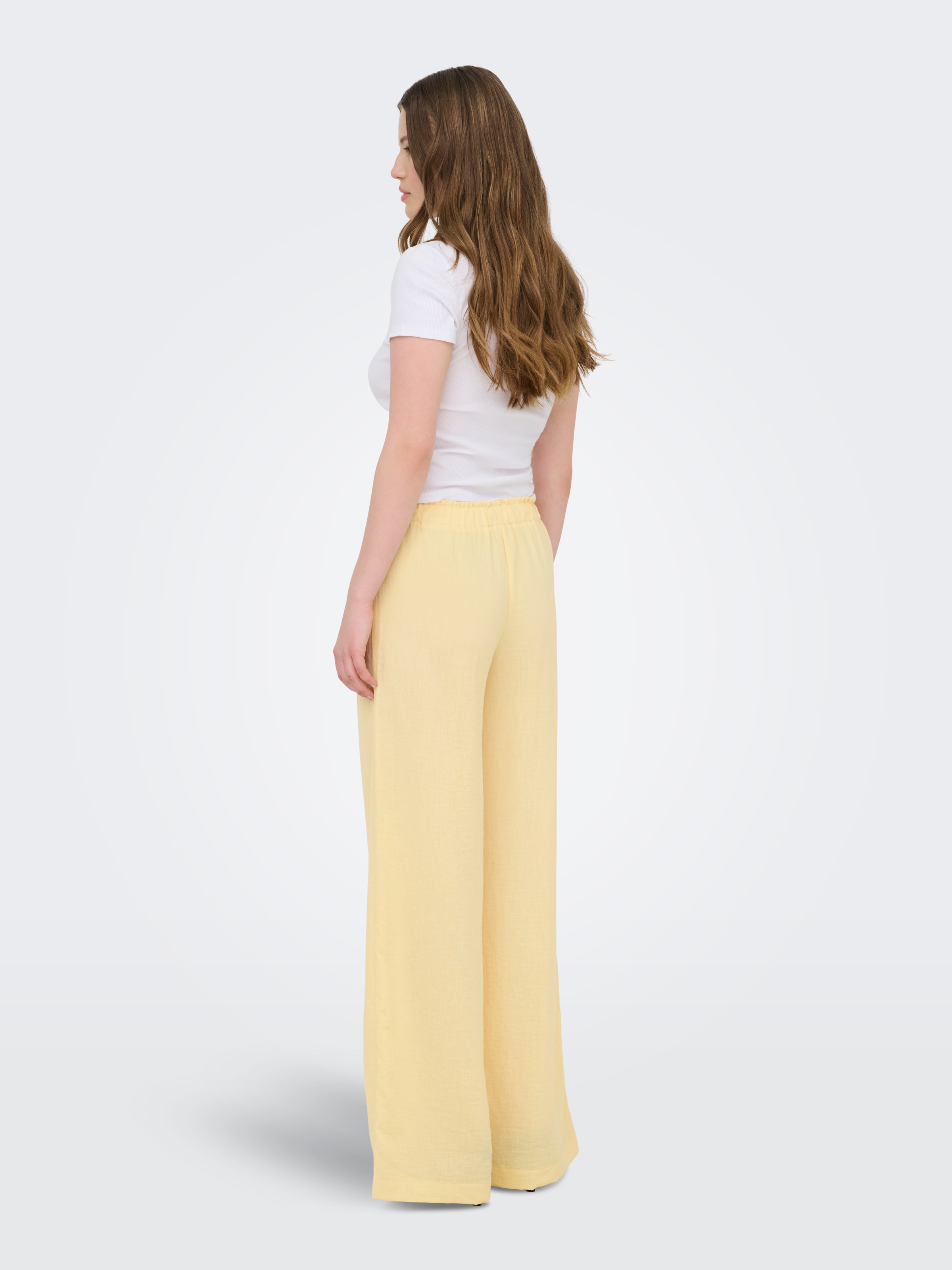 ONLY Schlupfhose »ONLEMMIA MW PULL-UP X-WIDE PANT PNT«  Materialmix, Regular Waist