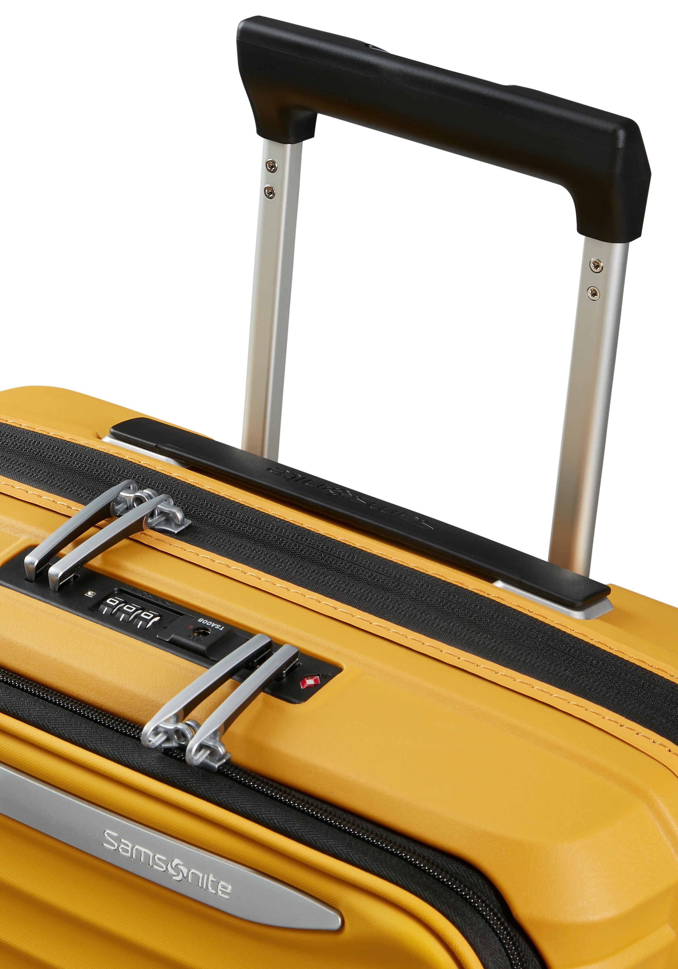 Samsonite Hartschalen-Trolley »UPSCAPE 55 mit Frontfach«, 4 Rollen, Easy-Access-Frontfach Handgepäck Hartschalenkoffer TSA-Zahlenschloss