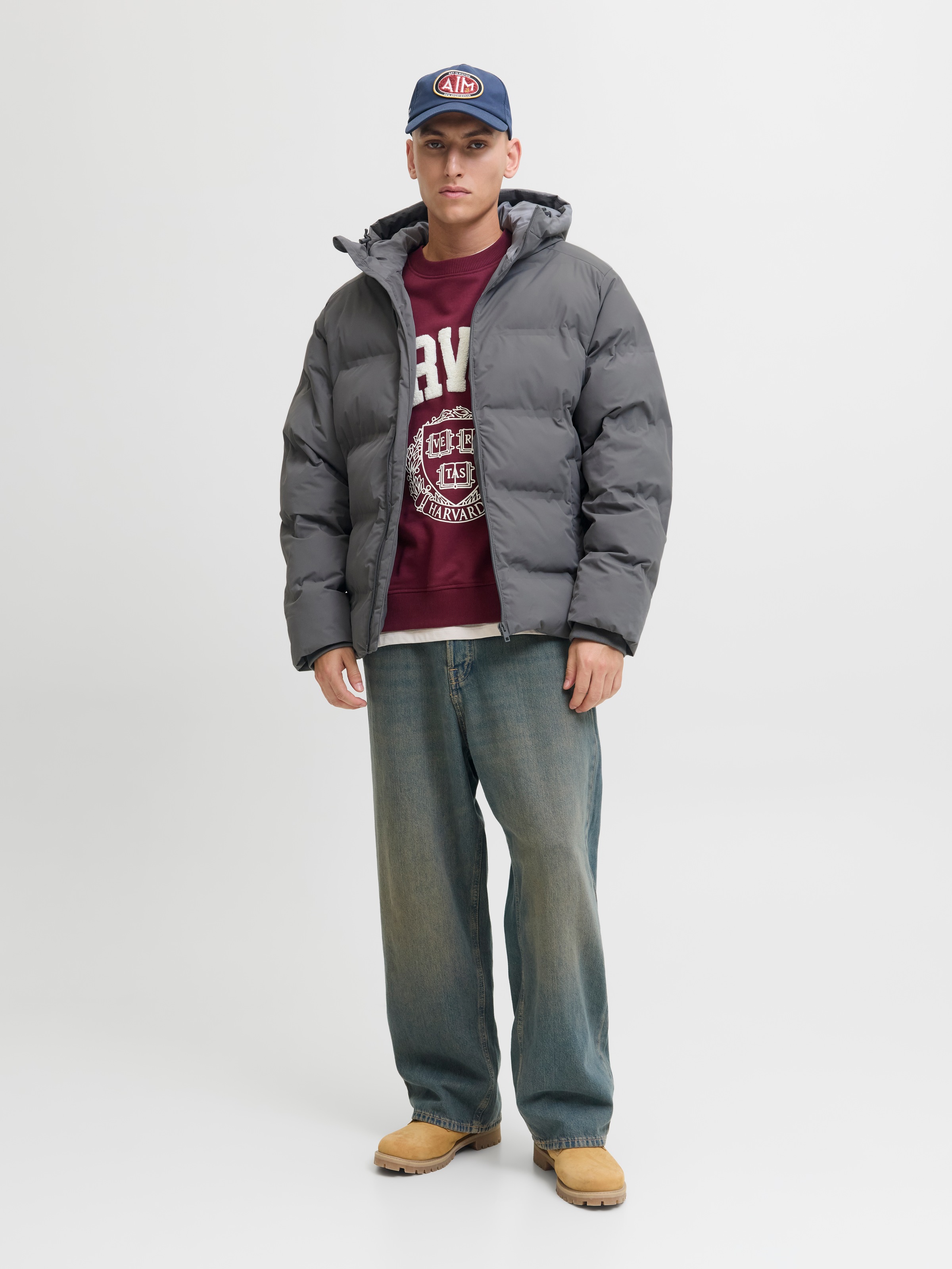 Jack & Jones Steppjacke »JJESOHO PUFFER HOOD SN« mit Kapuze