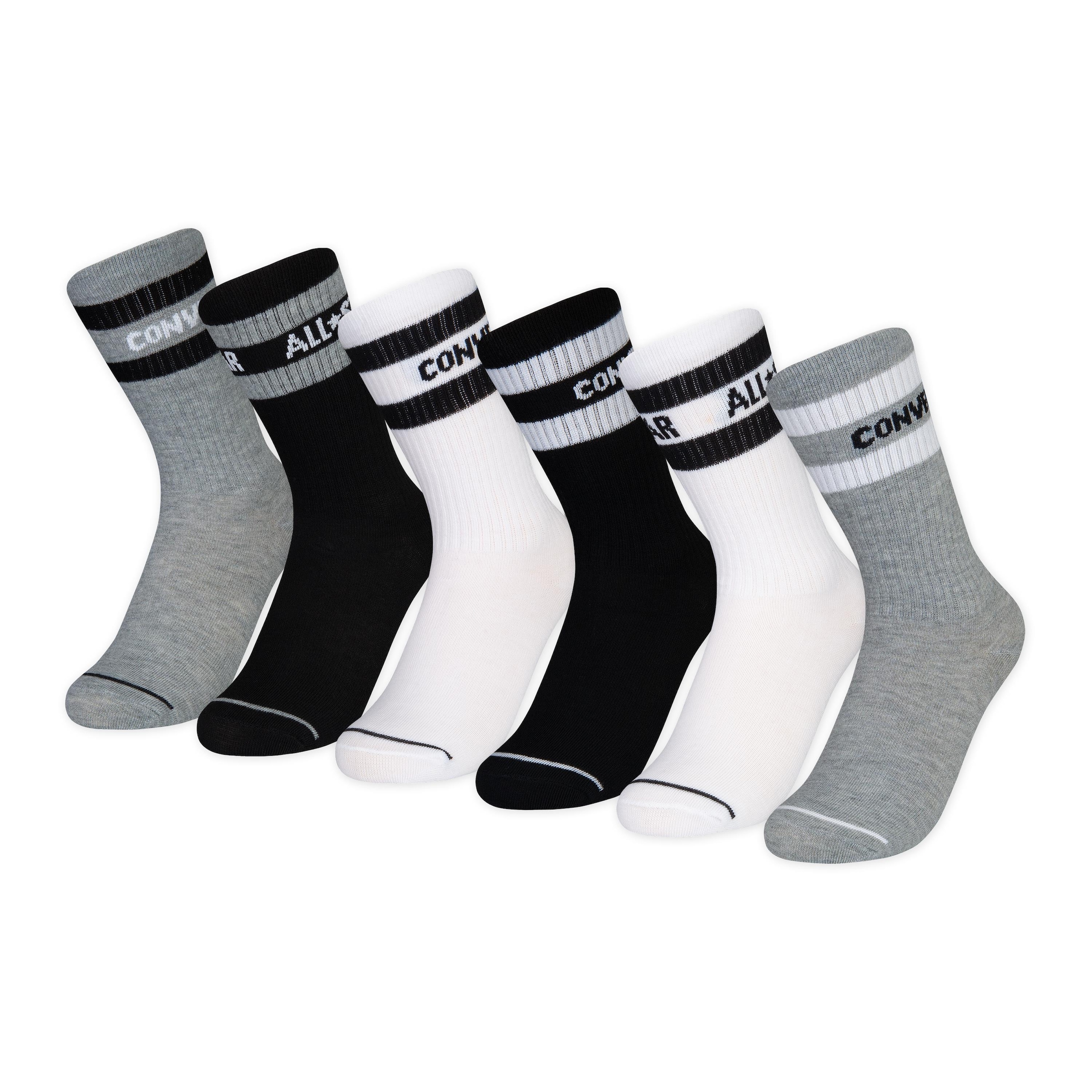 Converse Sportsocken »CHN BASIC WORDMARK CREW 6PK«, (6 Paar), für Kinder