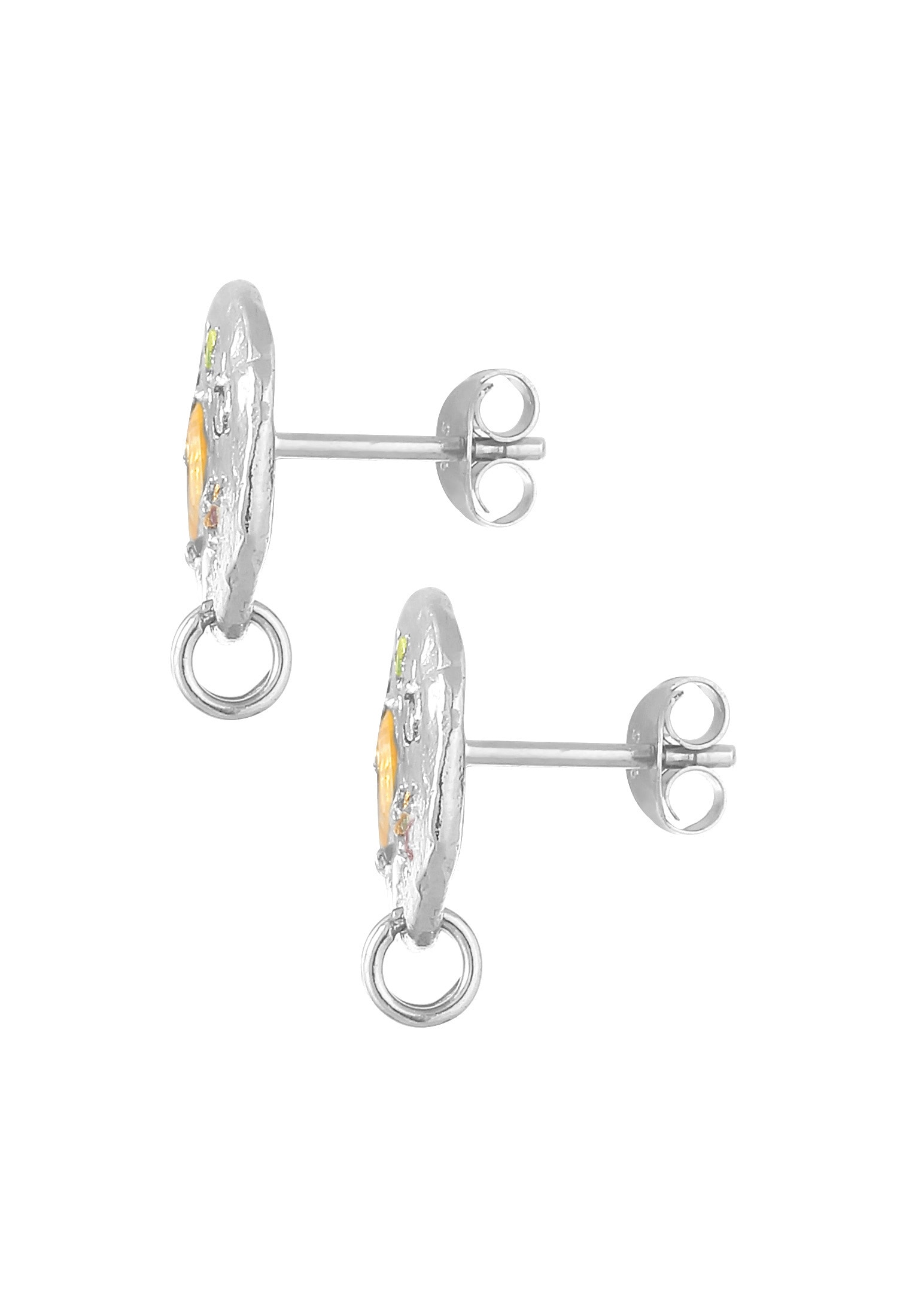 HAZE & GLORY Paar Ohrstecker »Ohrringe Ohrstecker Iolith Granat - Liza 925 Silber«