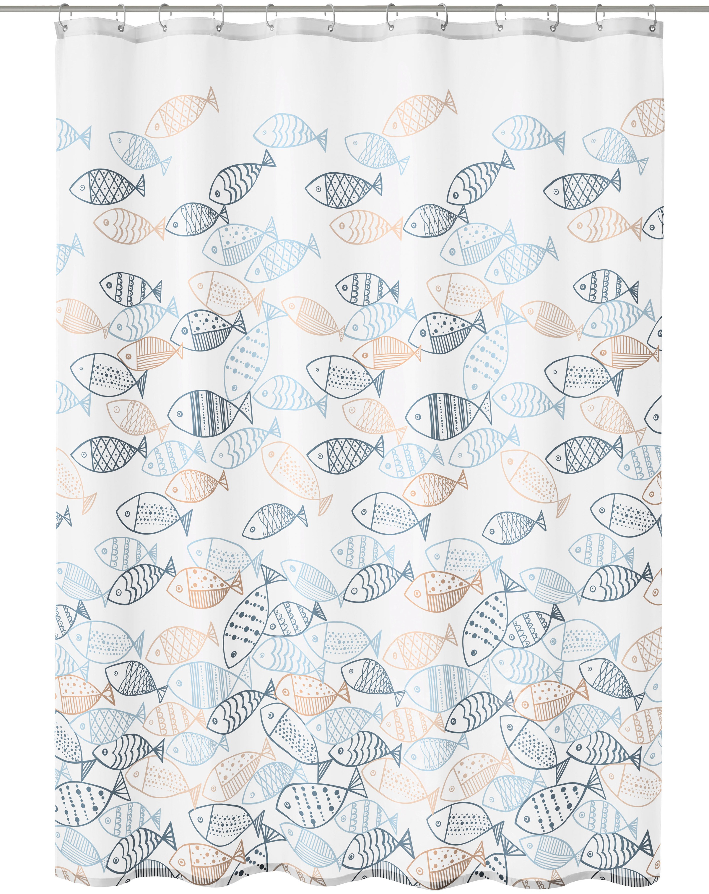Kleine Wolke Duschvorhang "Sardinas" Breite 180 cm