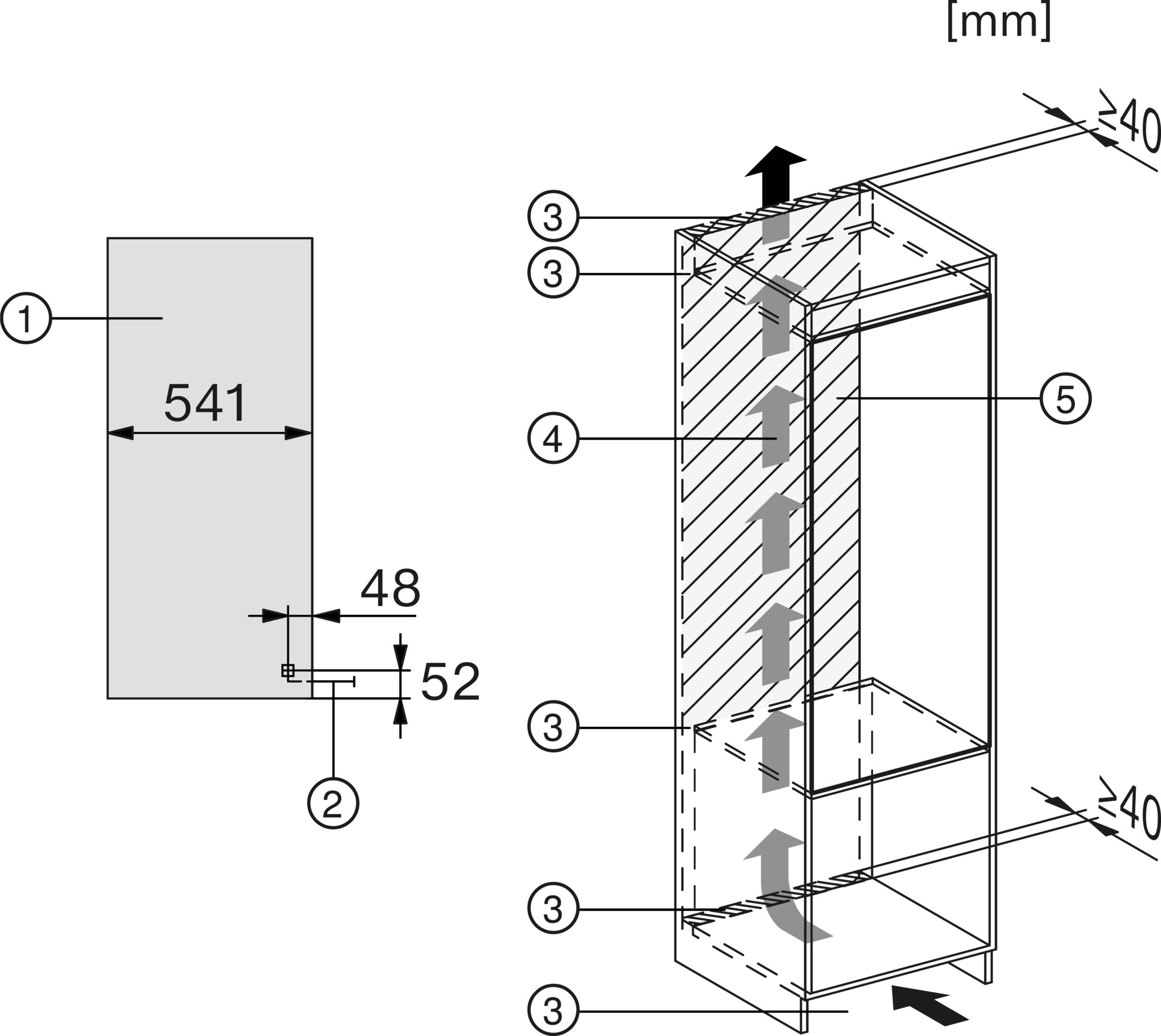 Miele Einbaukühlschrank »K 7328 D«