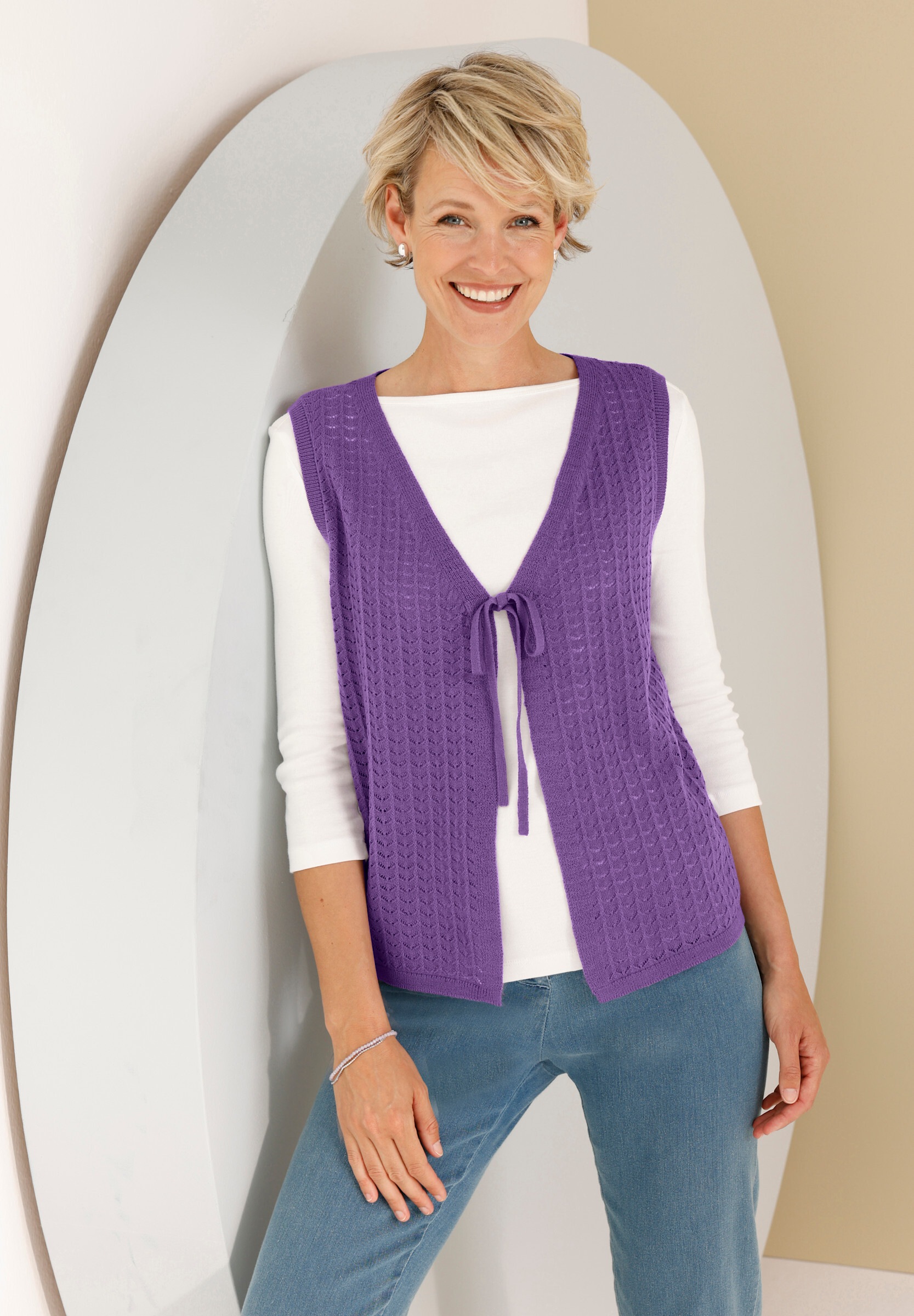 Sieh an! Strickweste »Strickweste Strickweste«