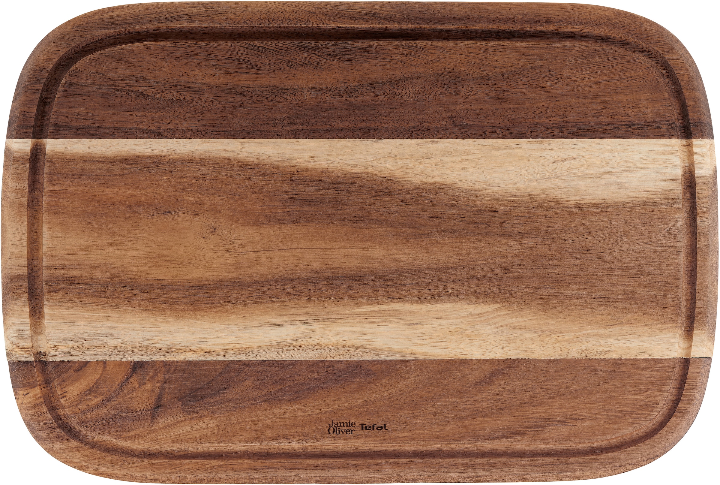 Tefal Schneidebrett »Jamie Oliver«, (1 St.), praktische Saftrille, zum Schneiden und Servieren