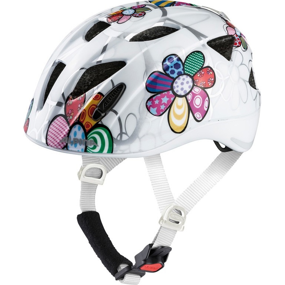 Alpina Sports Kinderfahrradhelm »Kinder-Helm Ximo Flash white flower«