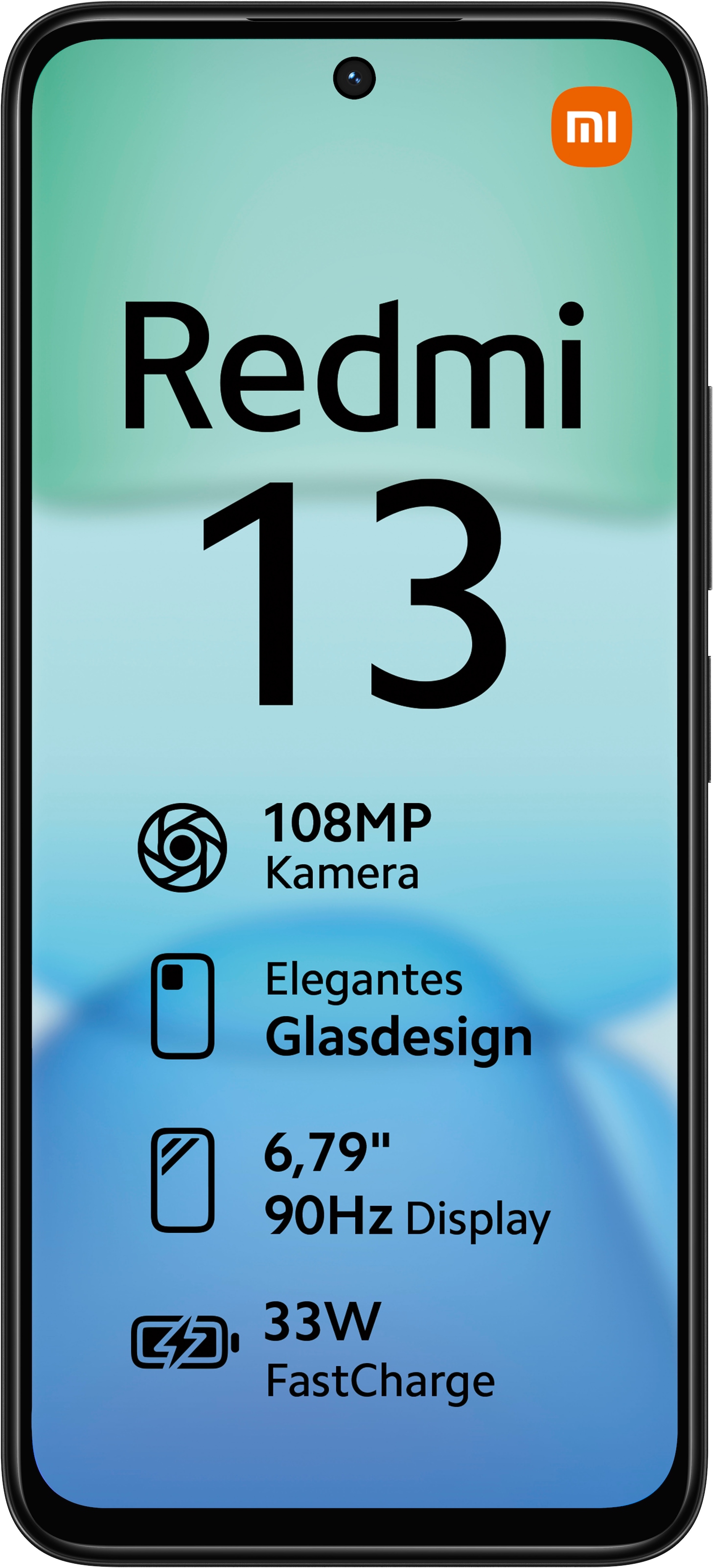 Xiaomi Smartphone »Redmi 13 6+128 GB«, midnight black