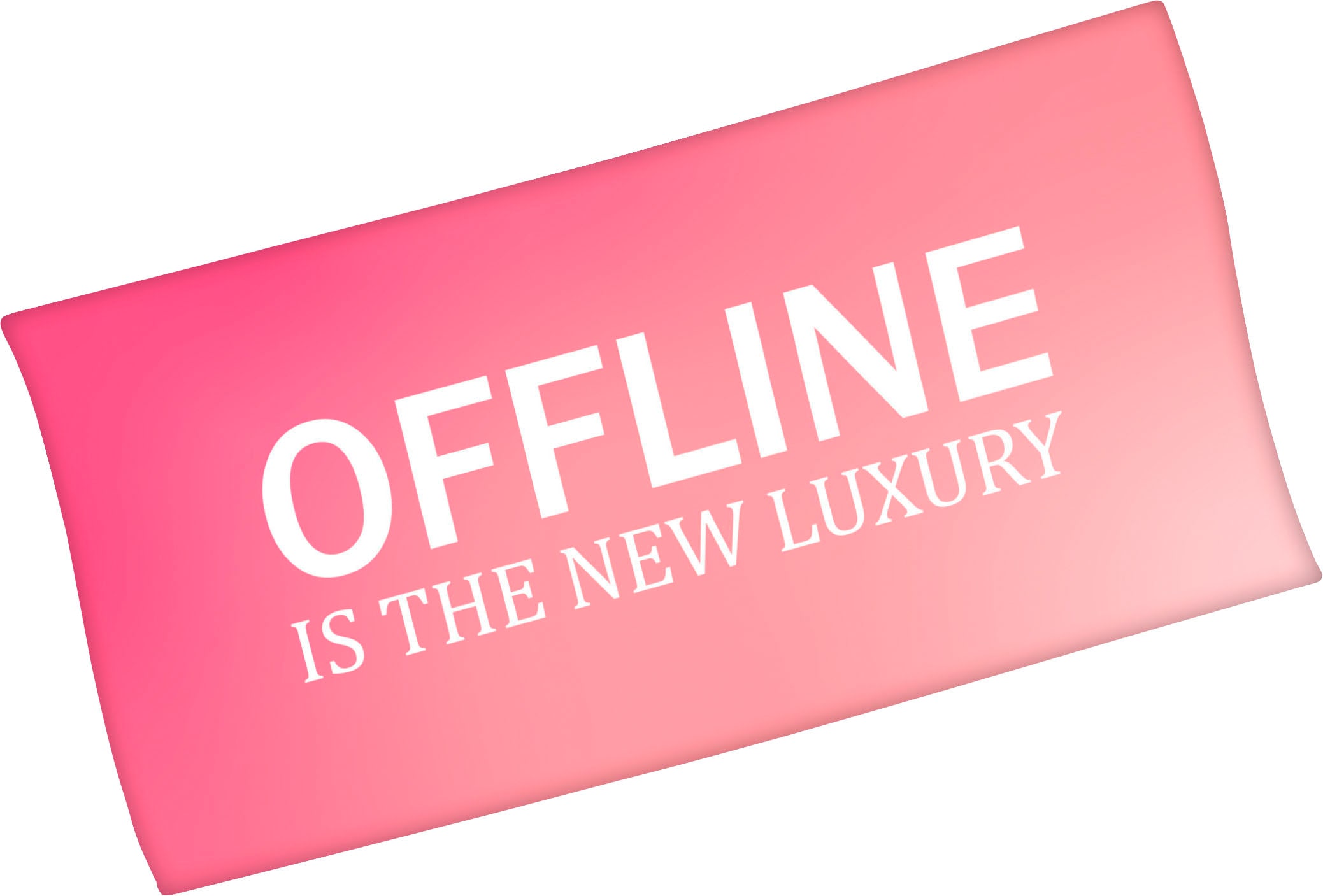 Minions Badetuch »Offline is the new luxury«, (1 St.), mit lustigem Spruch  bei