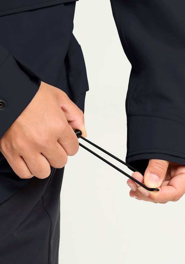 Jack Wolfskin Funktionsjacke »NABUR 2L JKT W« mit Kapuze wasserdicht, atmungsaktiv, Übergangsjacke, aufgesetzte Cargotaschen