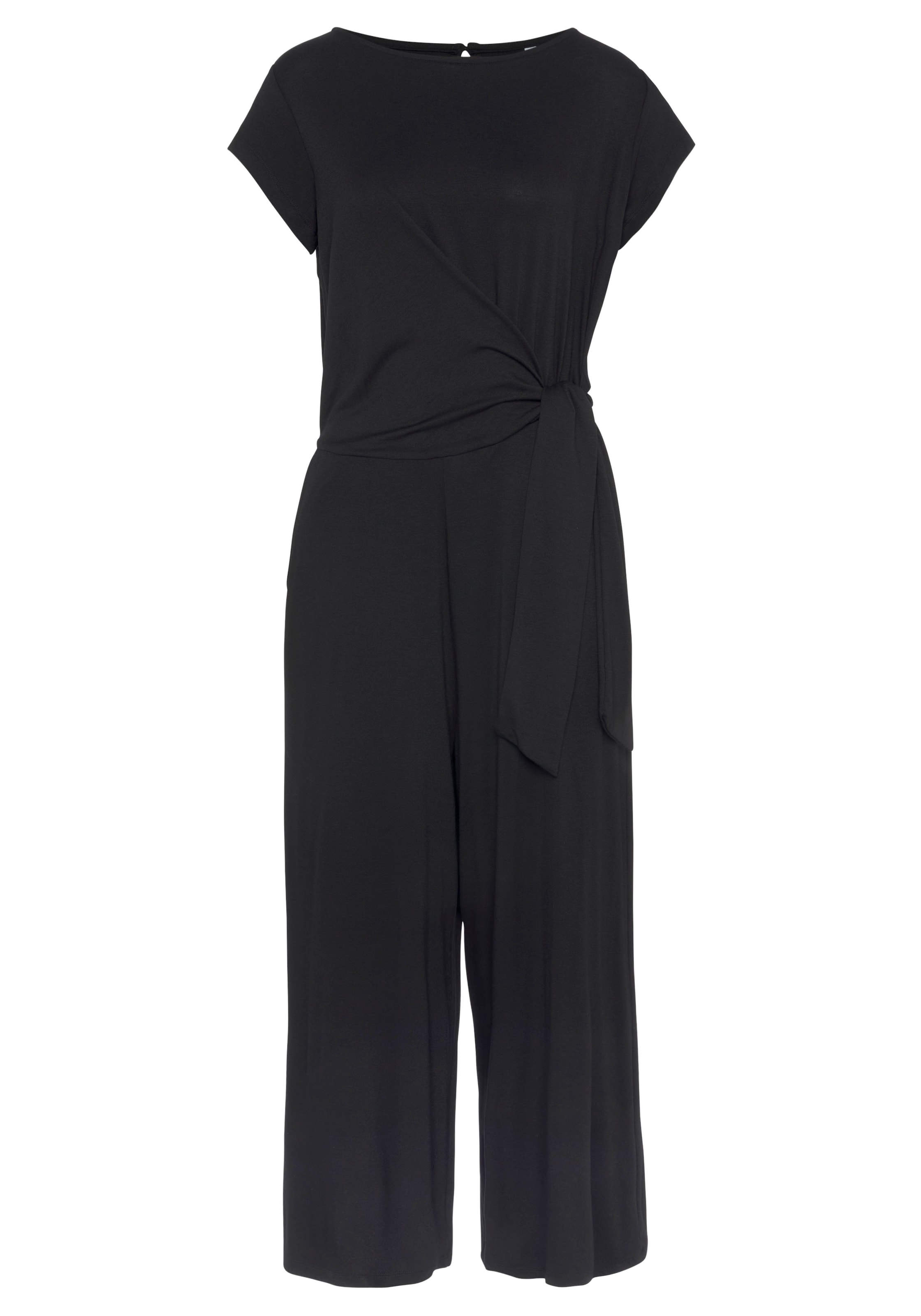 LASCANA Culotte-Overall, mit Knotendetail in der Taille, eleganter Jumpsuit, festlich