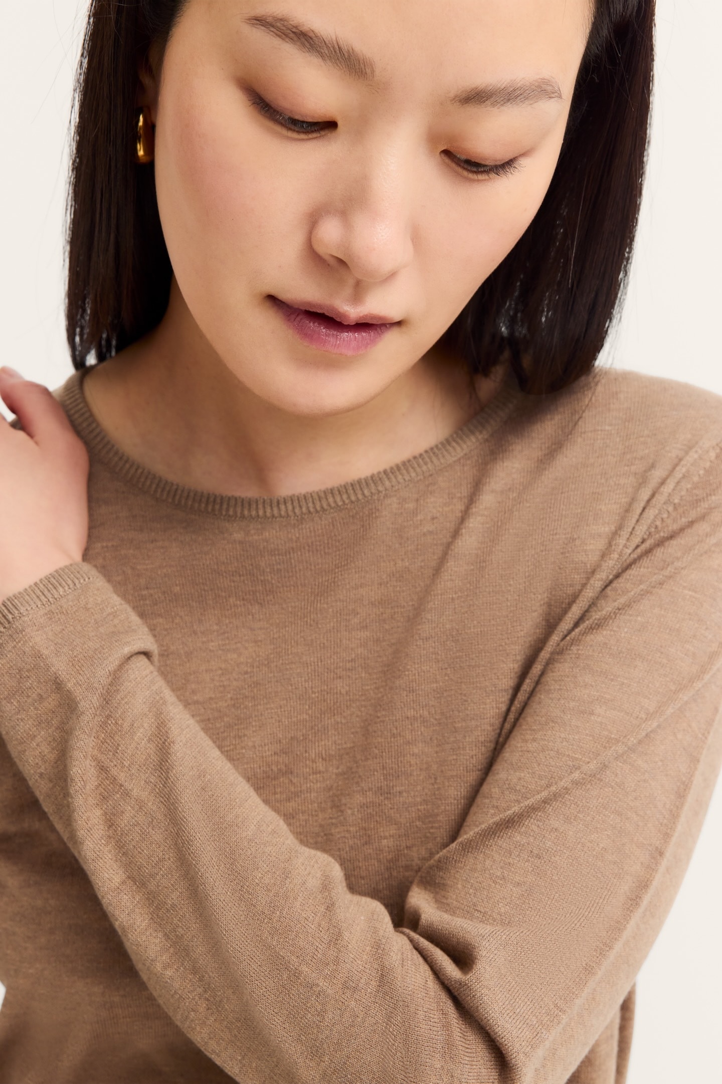 bugatti Rundhalspullover »weich & elegant« aus einem Kaschmir-Mix