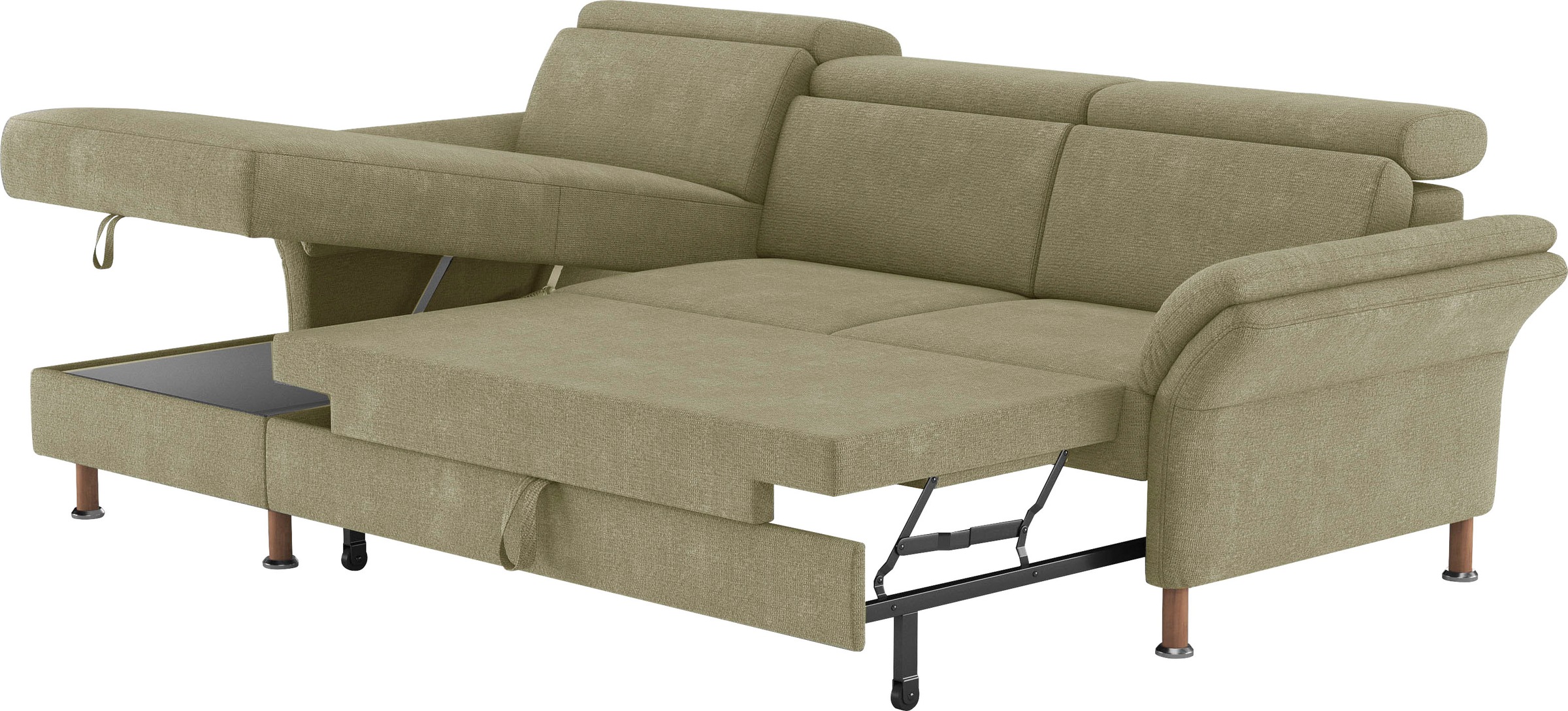 Home affaire Ecksofa »Calypso L-Form«, mit motorischen Funktionen im Sofa und Recamiere