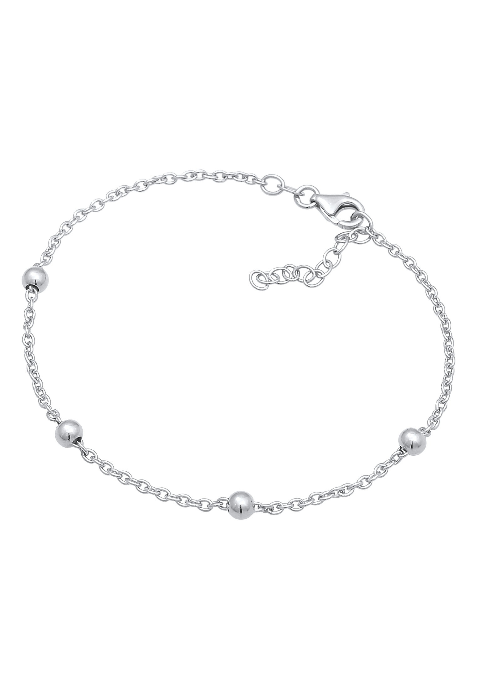 Elli Armkette »Armband Rundanker Kugeln Basic 925 Silber«