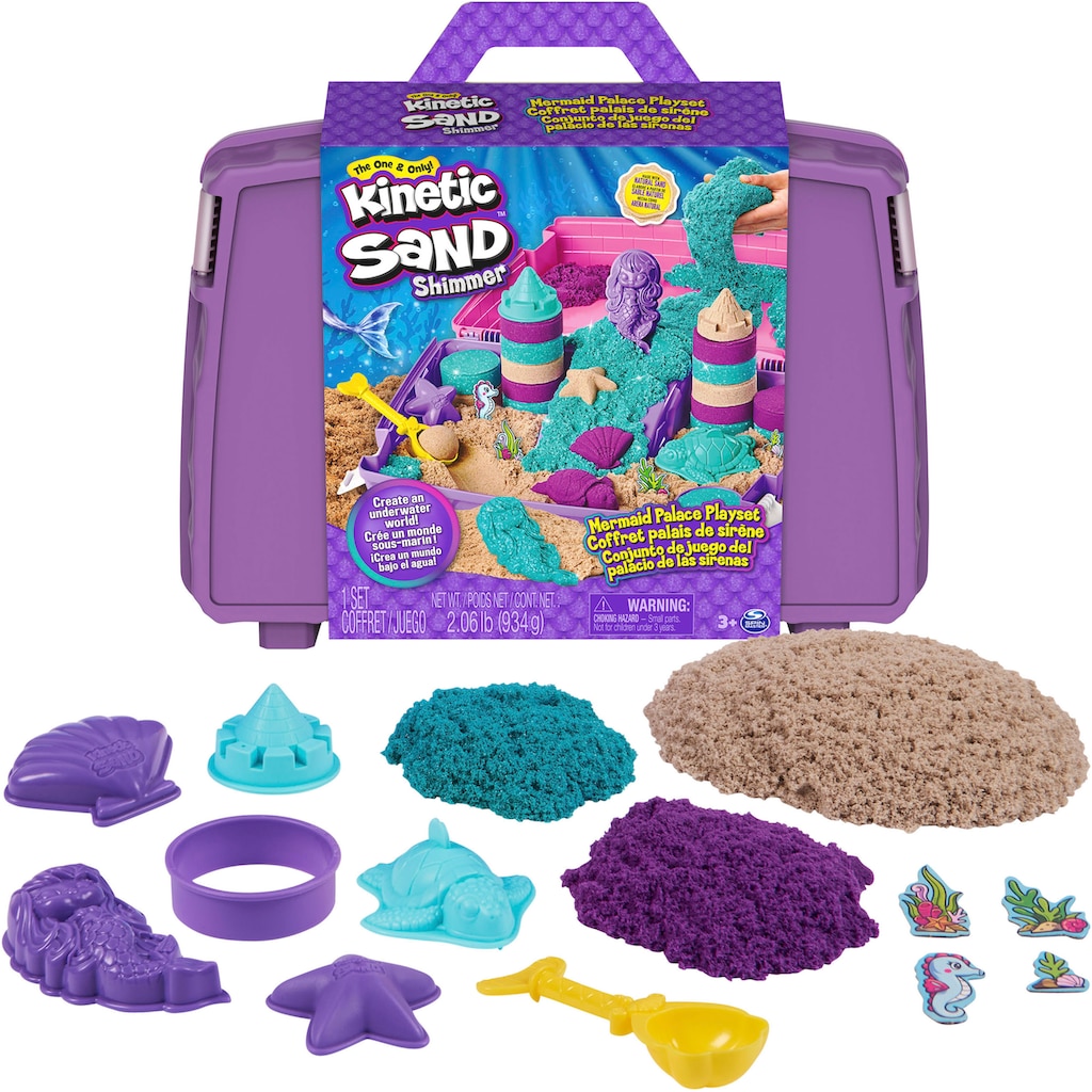 Spin Master Kreativset »Kinetic Sand - Mermaid Folding Sand Box 934 g«