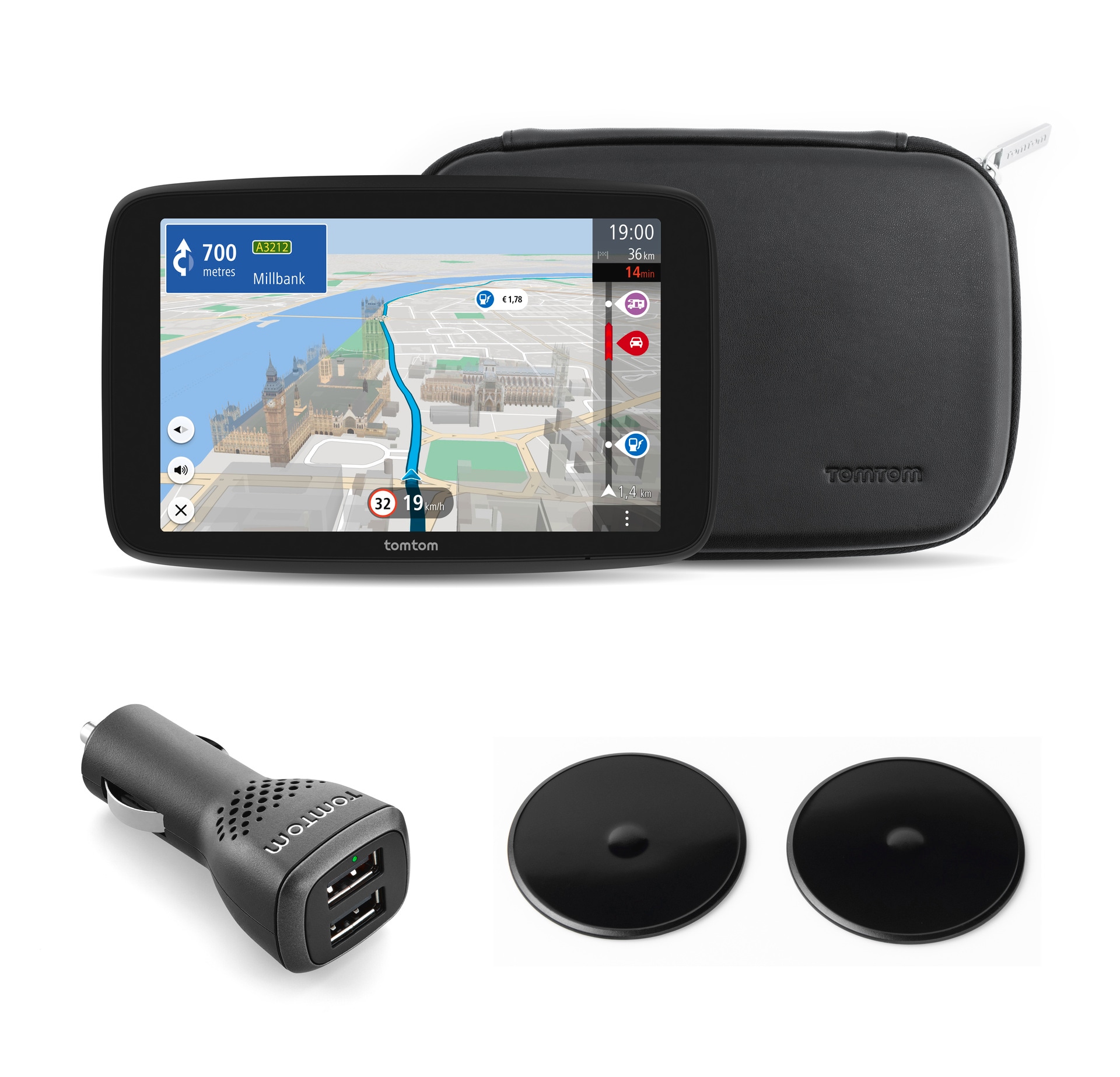 TomTom PKW-Navigationsgerät »GO CAMPER Max (2te Generation)«, (Zentraleuropa)