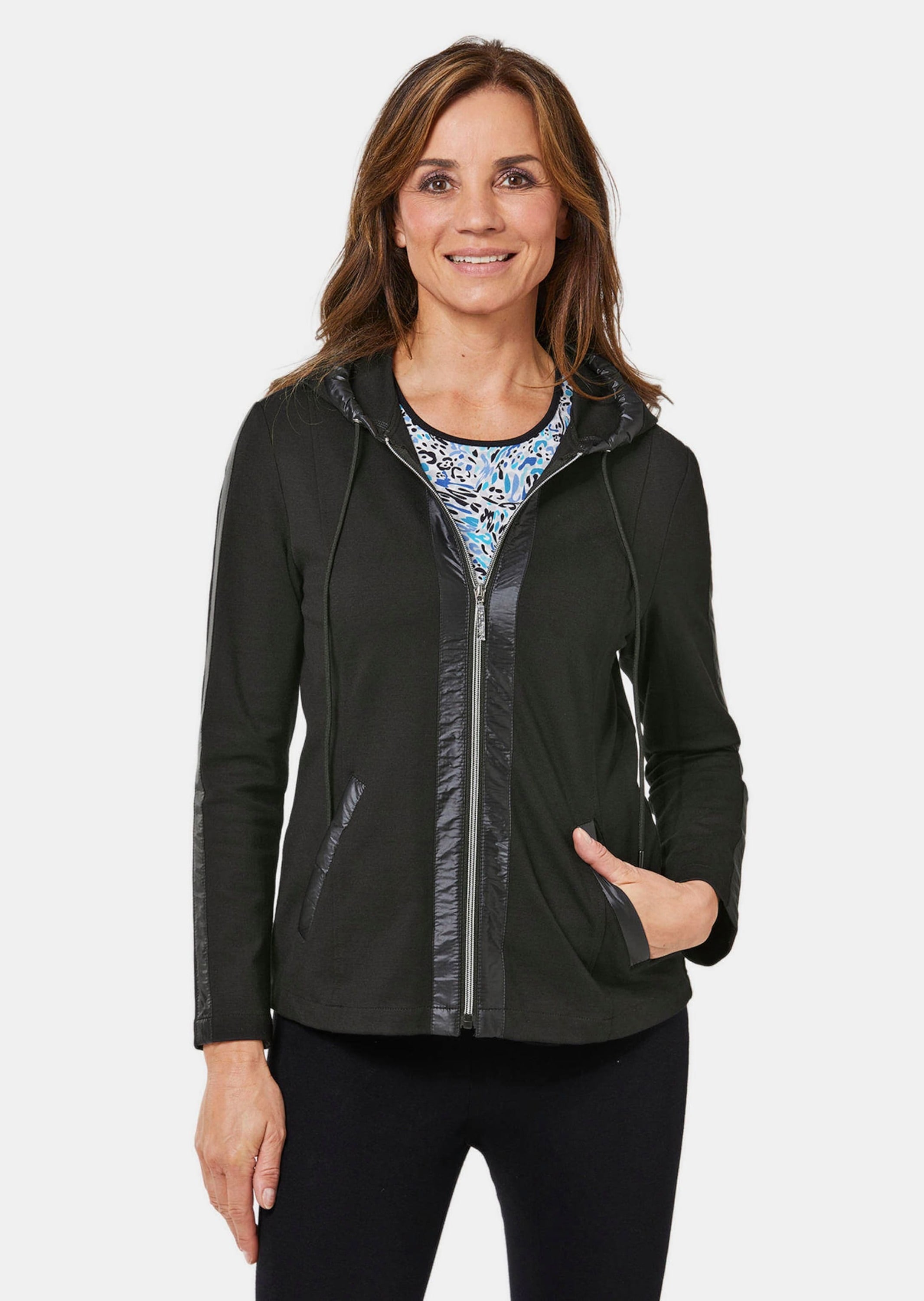 GOLDNER Kurzjacke »Freizeitjacke mit Kapuze bequeme Freizeitjacke mit Kapuze«