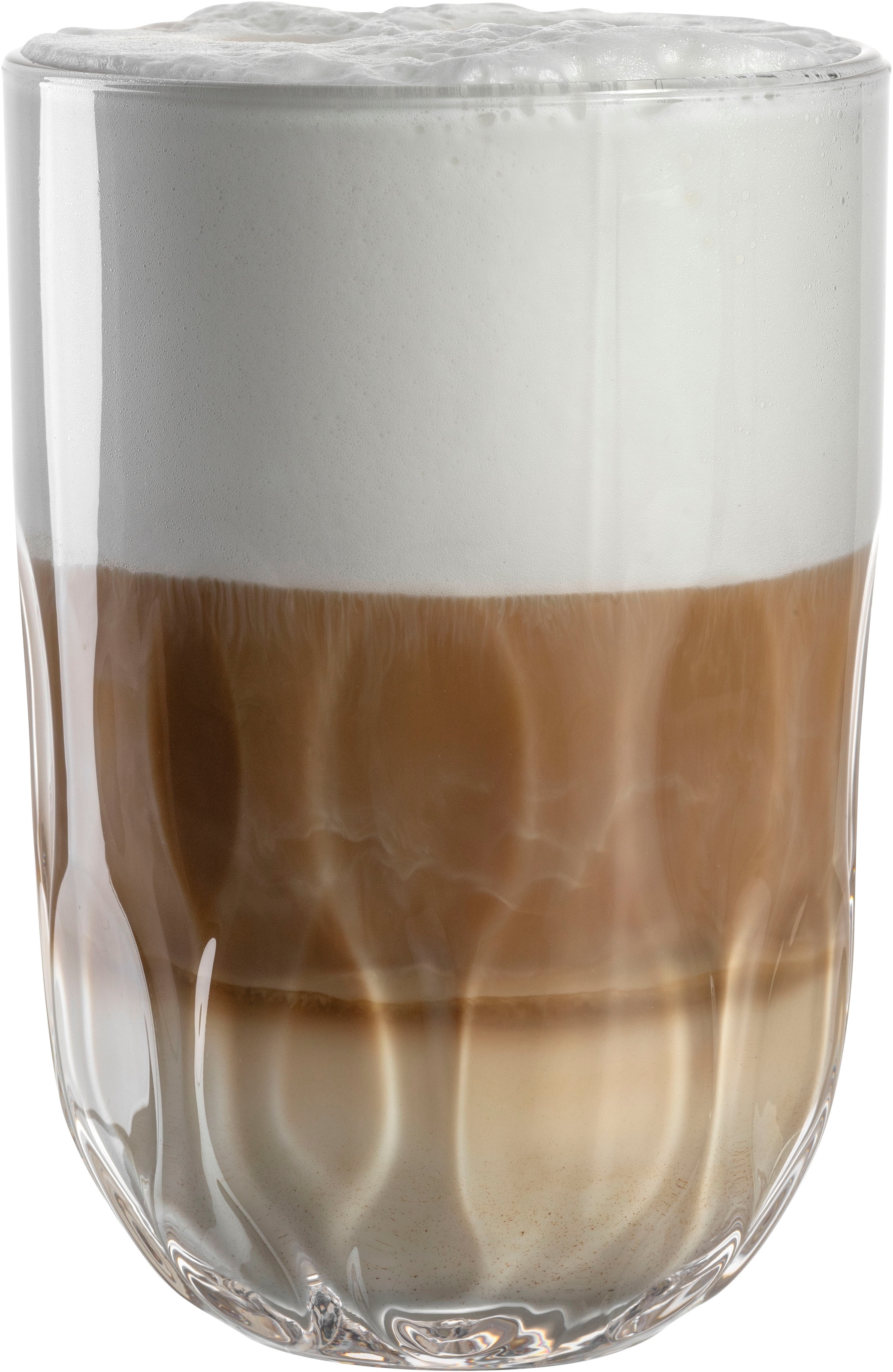 LEONARDO Latte-Macchiato-Glas »GOCCE, 380 ml, 6er-Set« 3. Variante, mit Tropfenrelief