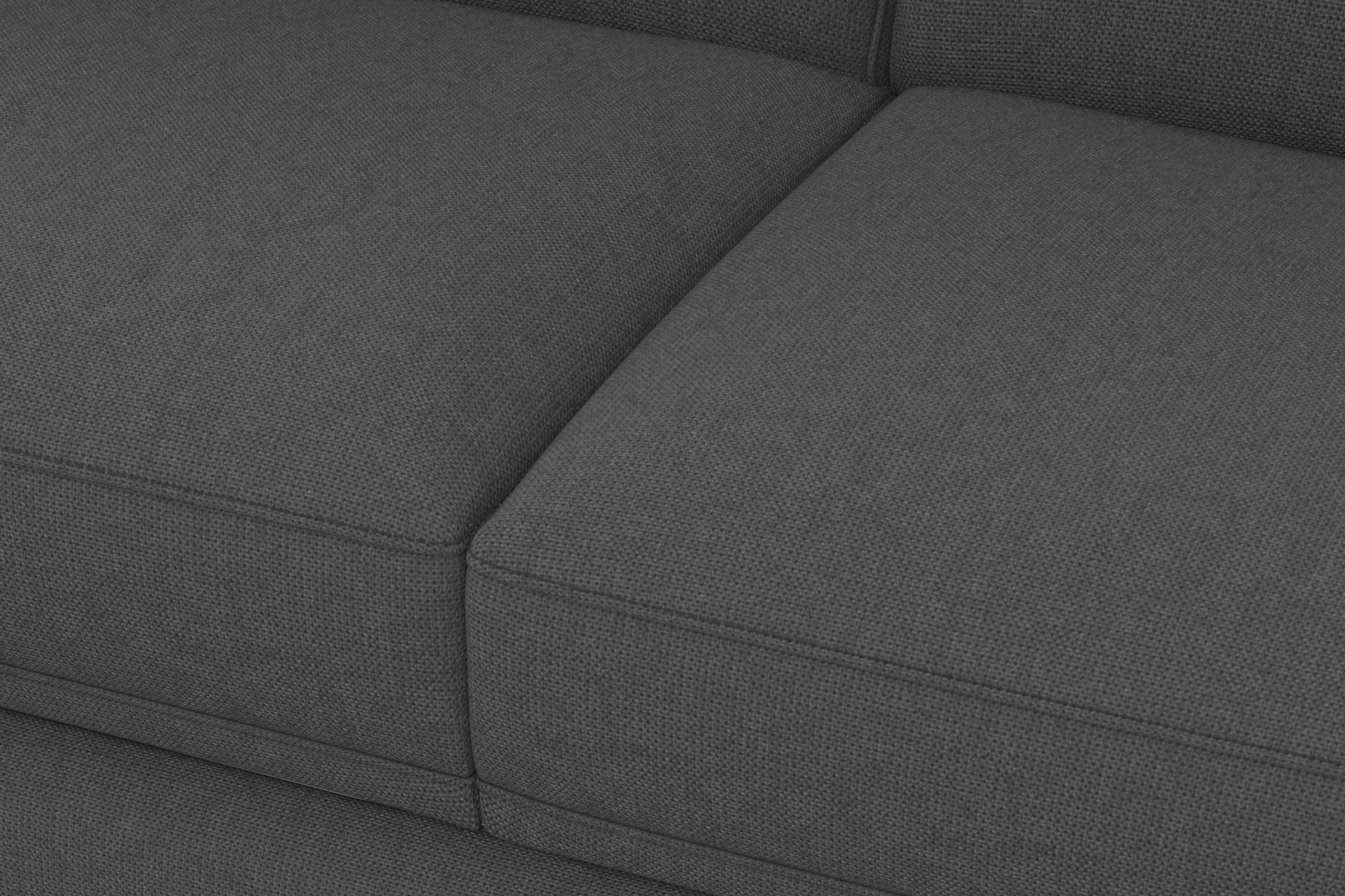 sit&more Ecksofa »Dundee L-Form«, mit Federkern und Edelstahlfüßen, wahlweise mit Kopfteilverstellung