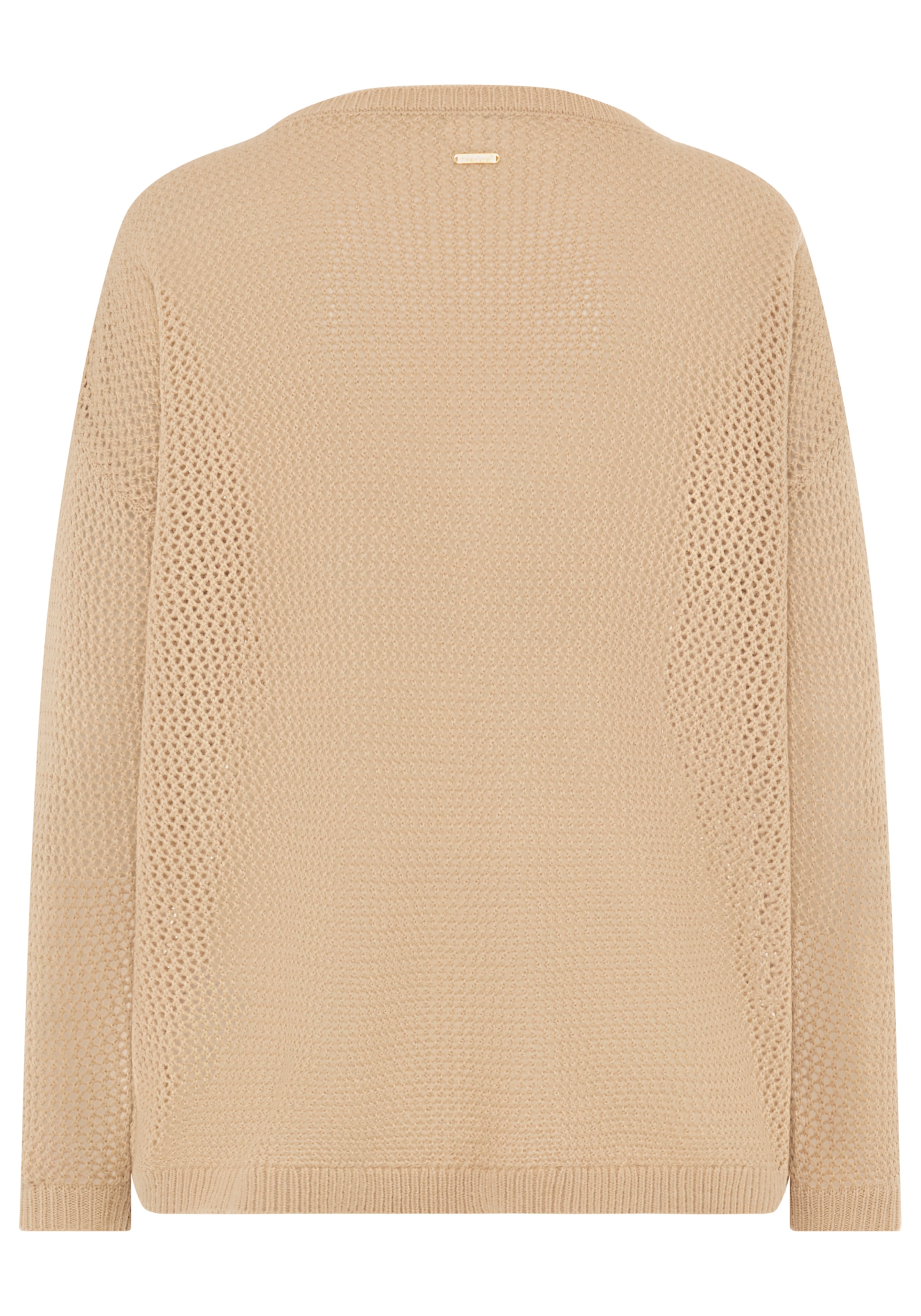 Laura Scott Strickpullover »aus sommerlich leichtem Material« aus modernem Lochstrick mit Sternmuster
