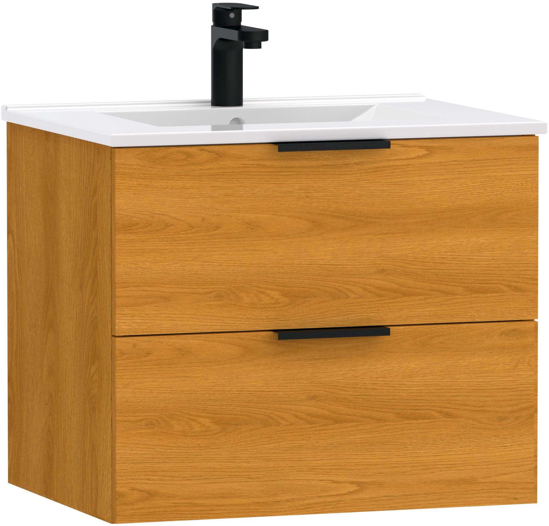 Waschtisch »Athen Badezimmerschrank mit Softclose Funktion WC Bad 60 cm«, Waschplatz...