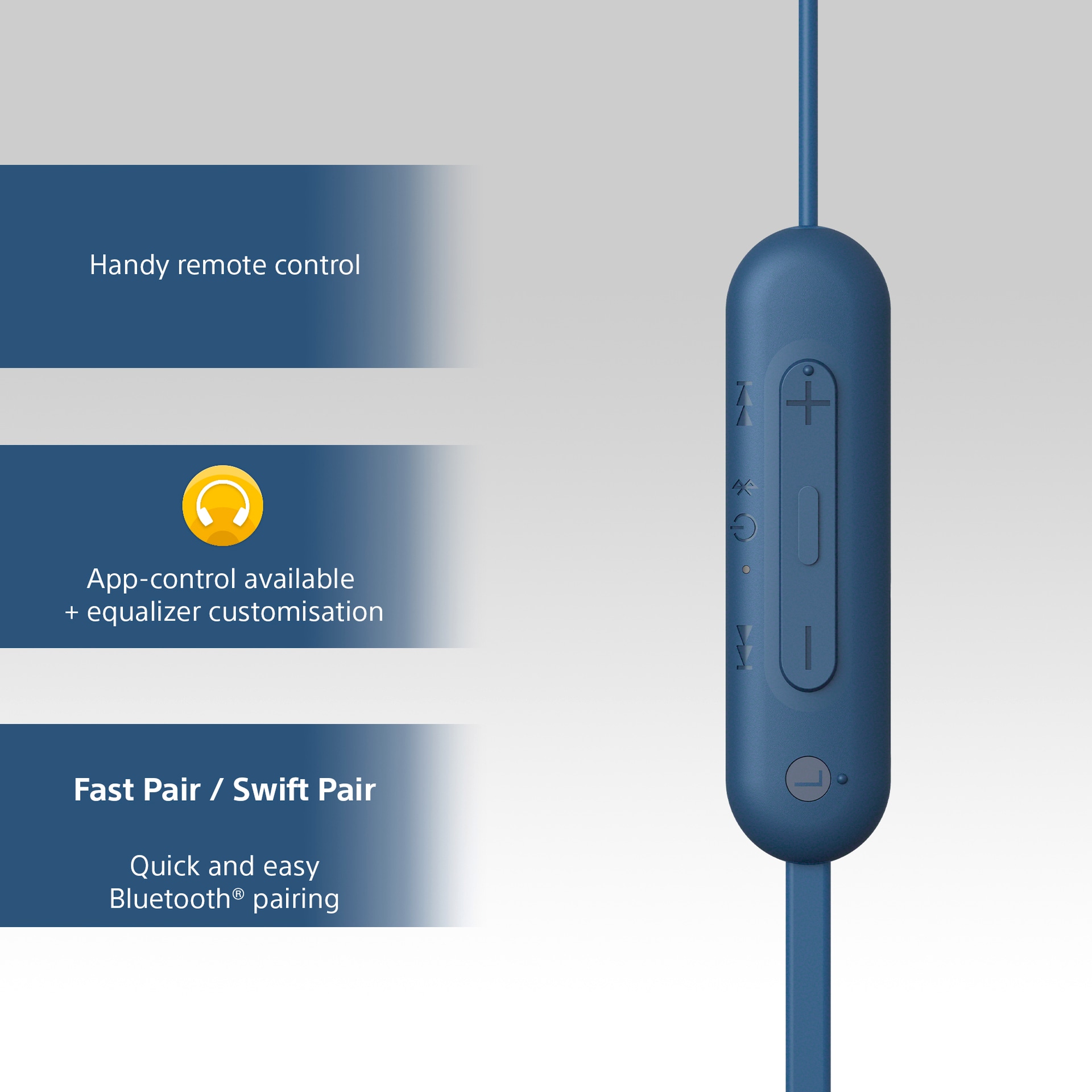 Sony In-Ear-Kopfhörer »In-Ear Kopfhörer WI-C100«, Sprachsteuerung ➥ 3 Jahre  XXL Garantie | UNIVERSAL