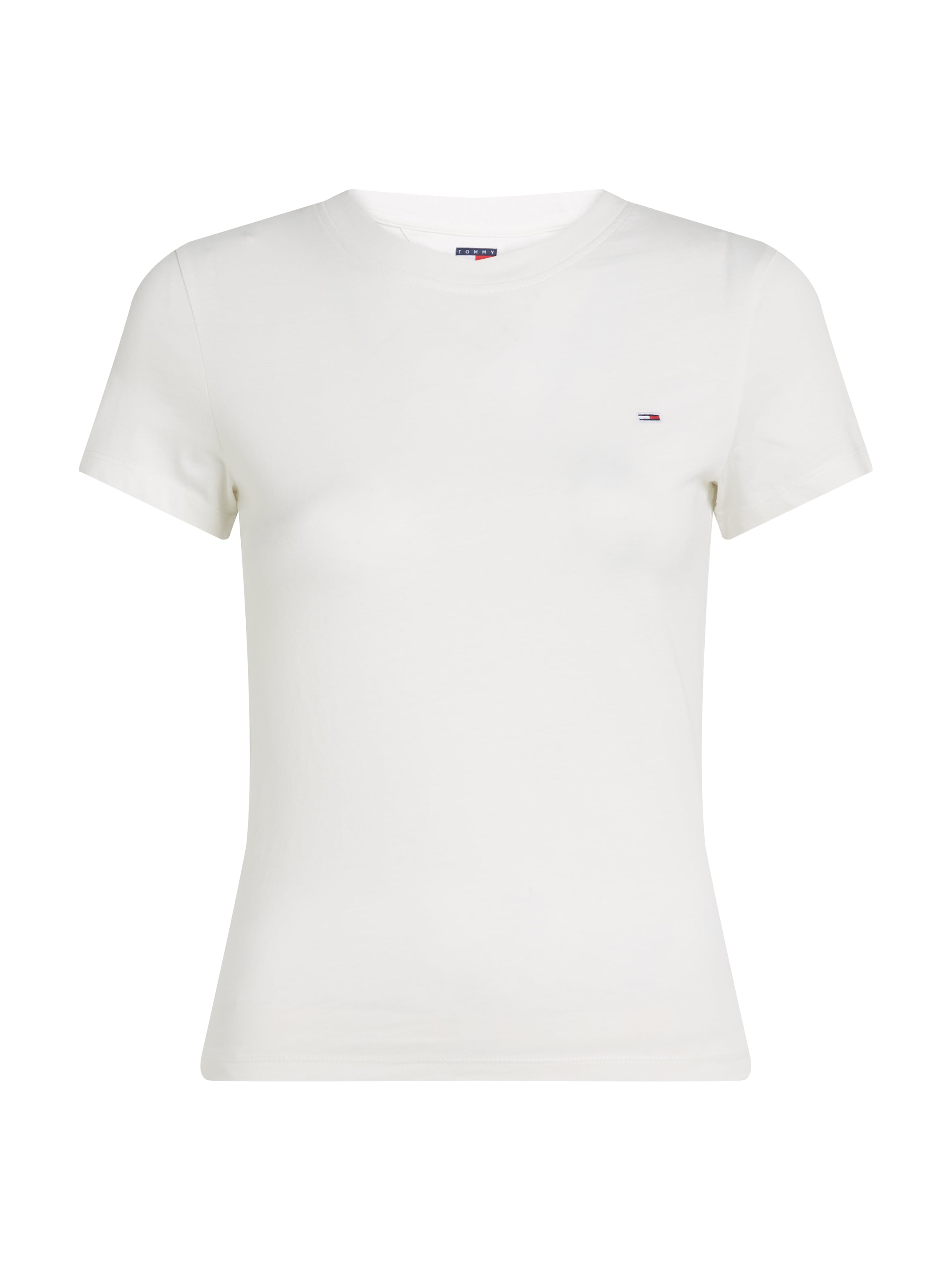 Tommy Jeans T-Shirt »TJW SLIM C-NECK TEE«, mit Logo-Stickerei