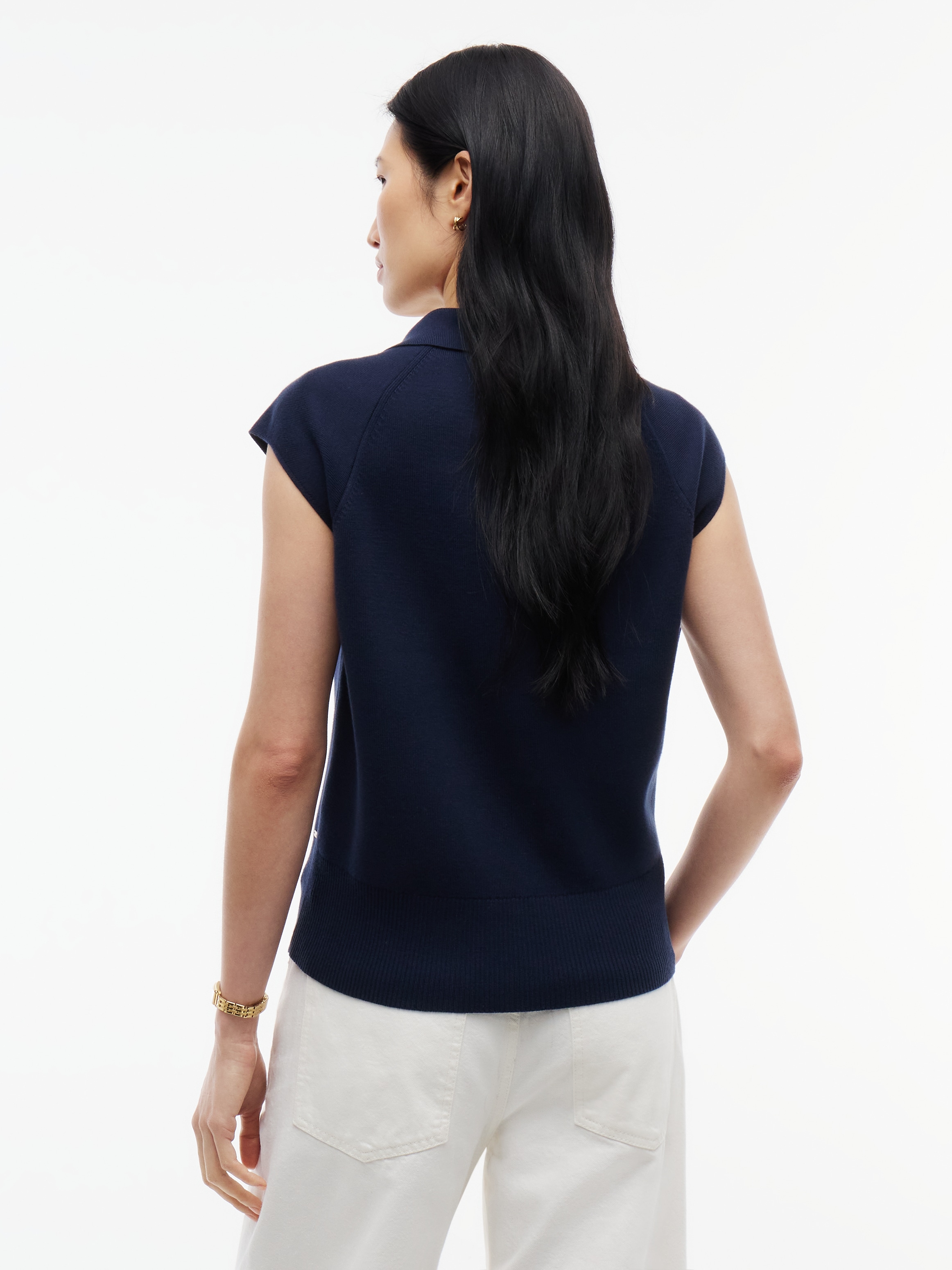 Tommy Hilfiger »COTTON FULL NEEDLE POLO VEST« Baumwollmischung