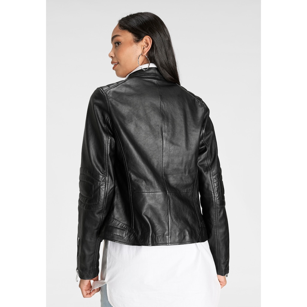 Bruno Banani Lederjacke, tolle Passform