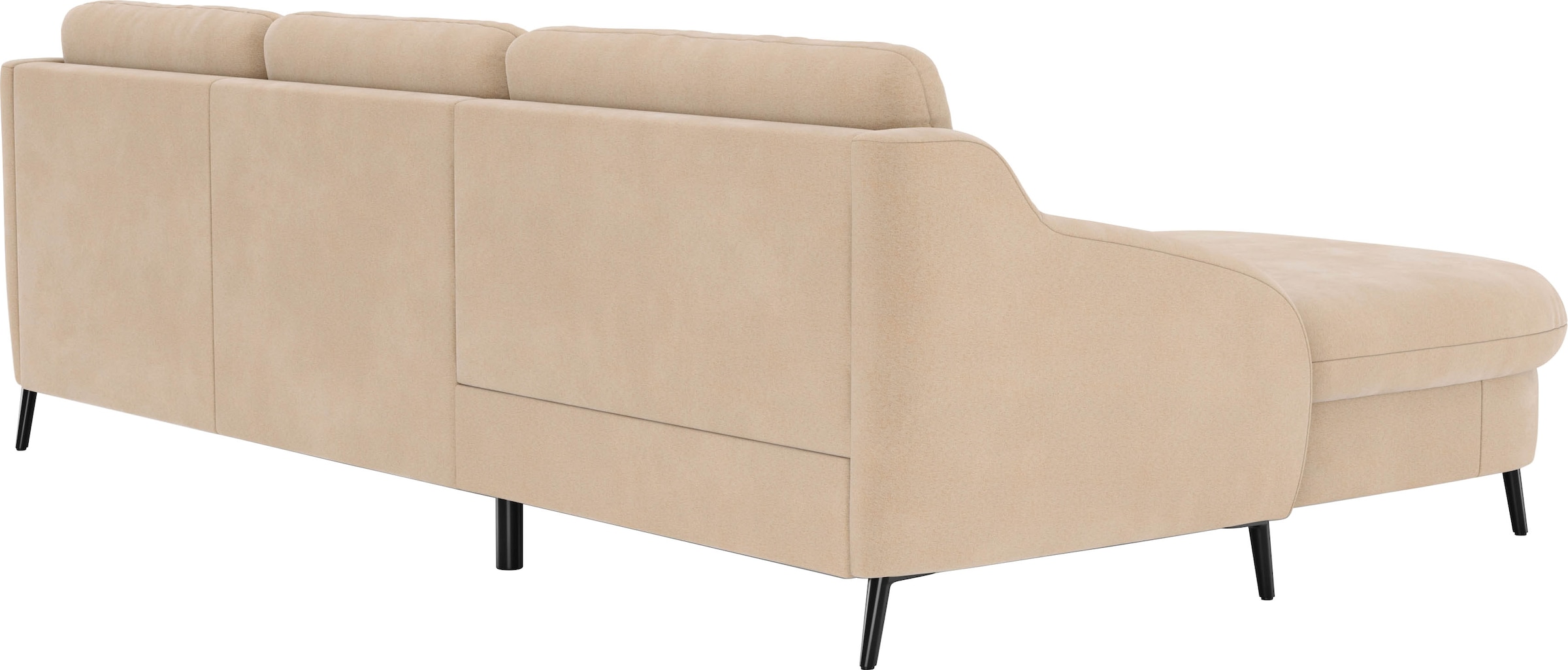 sit&more Ecksofa »Soul L-Form«, wahlweise mit Bettfunktion und Bettkasten oder Schubkasten