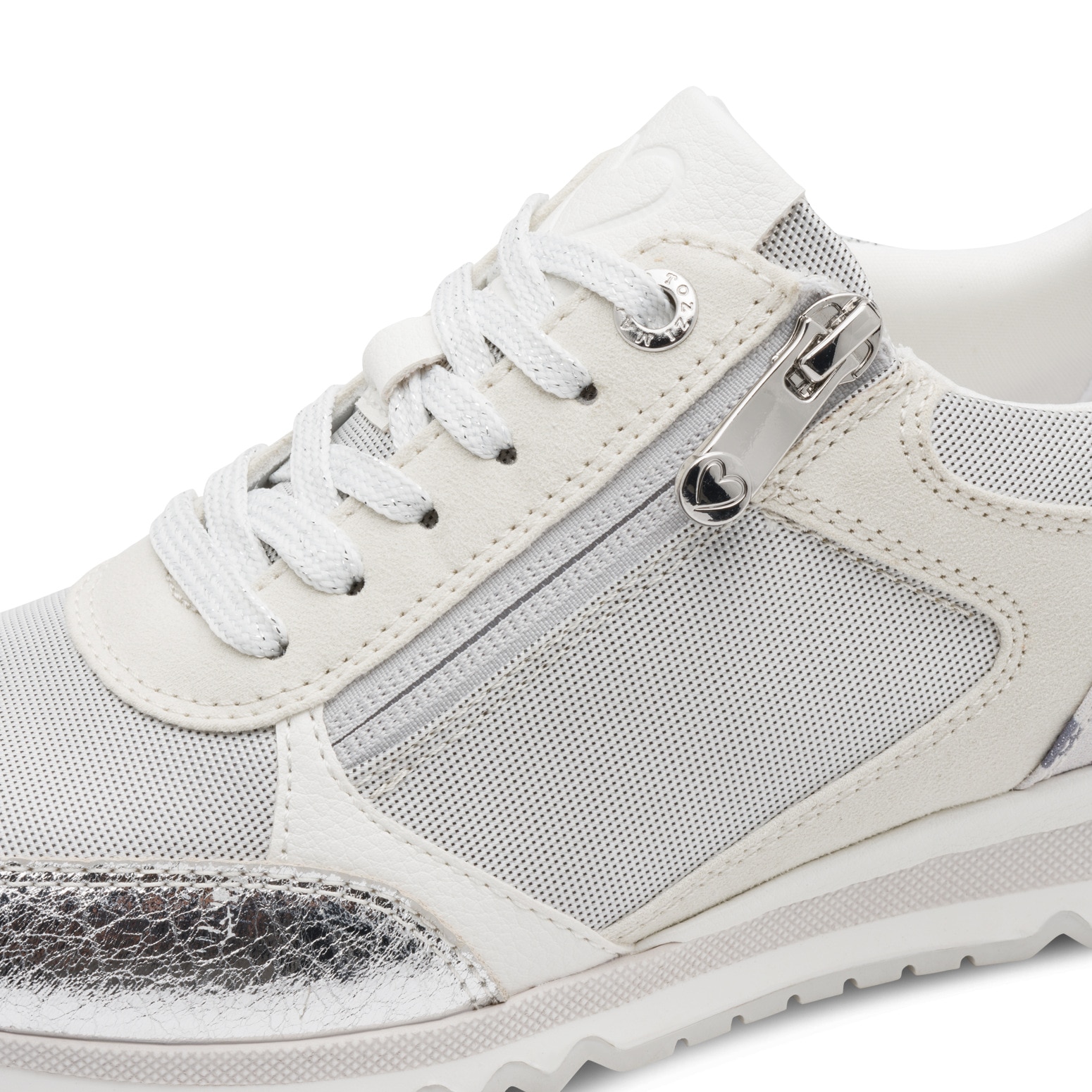 MARCO TOZZI Keilsneaker  , Freizeitschuh, Halbschuh, Schnürschuh in veganer Verarbeitung