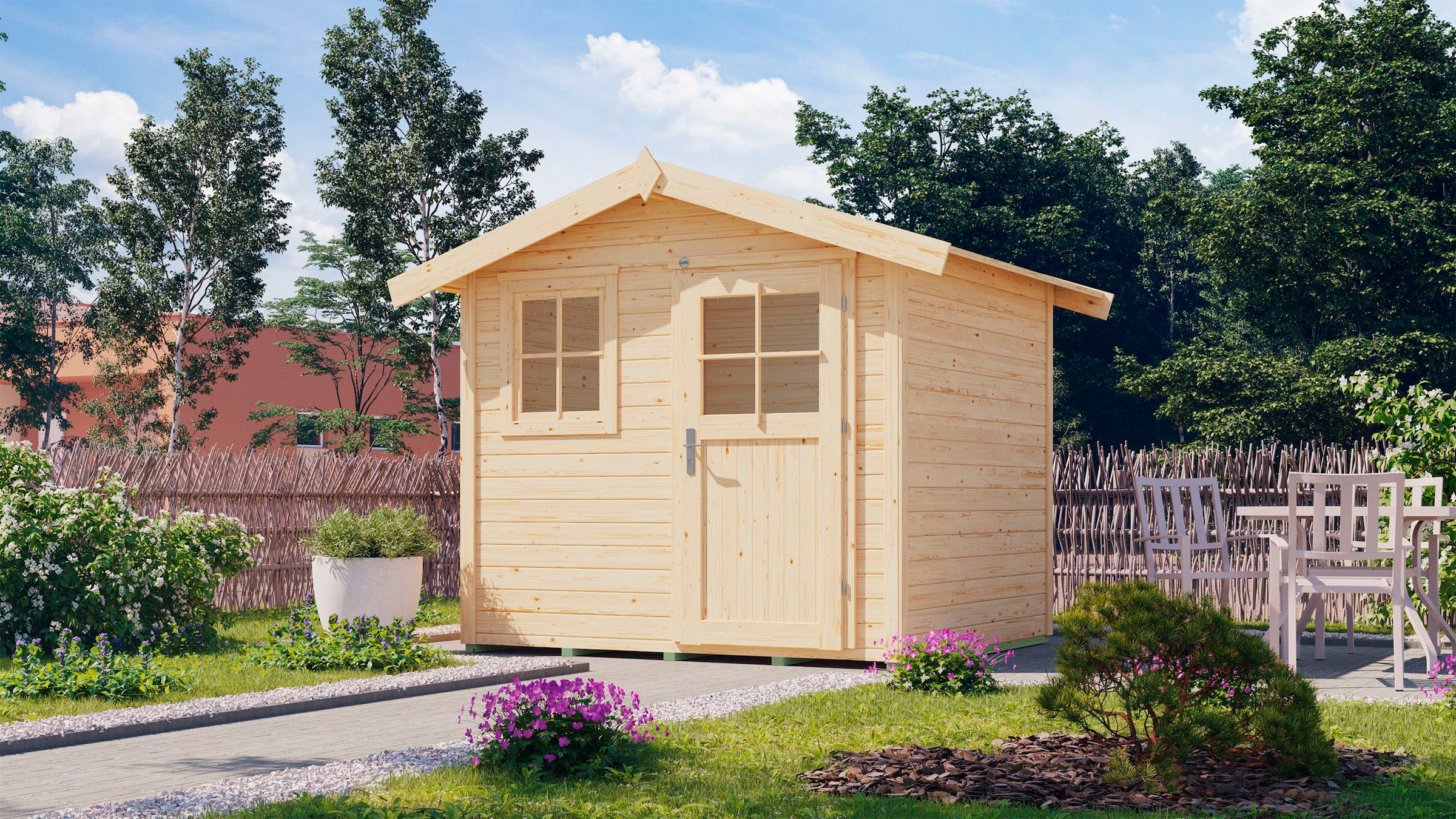 weka Gartenhaus »123 Gr.1, natur«
