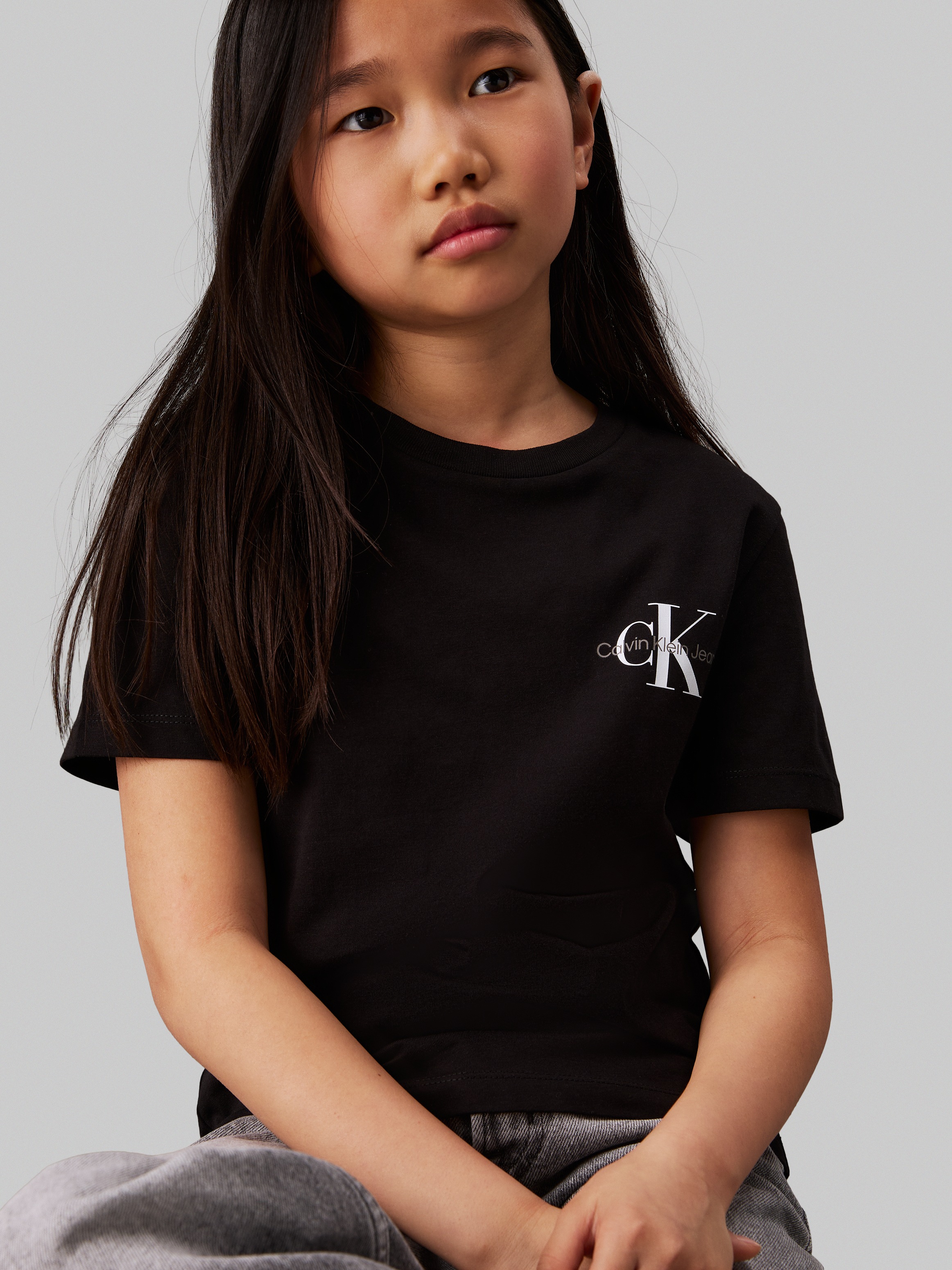 Calvin Klein Jeans T-Shirt »CHEST MONOGRAM T-SHIRT«, für Kinder bis 16 Jahre