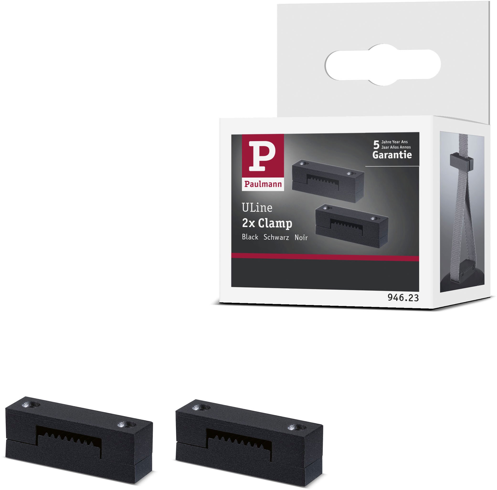 Paulmann Hängeleuchte »ULine Zubehör Gurt Klemme  Schwarz« 2 Stk.