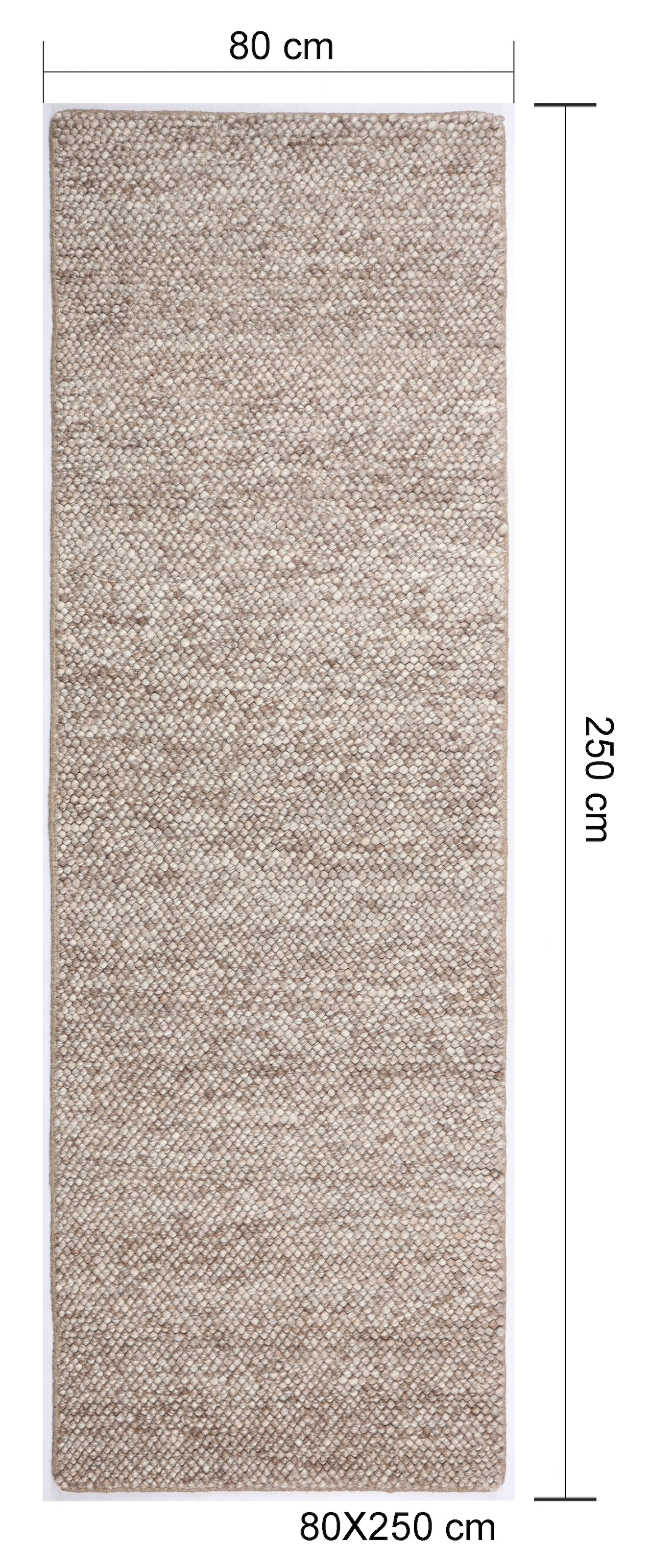 LeGer Home by Lena Gercke Wollteppich »Ainhoa, handgewebt, Wolle« rechteckig 12 mm Höhe einfarbig, Wolle, Teppich, Wohnzimmer, Schlafzimmer, Esszimmer