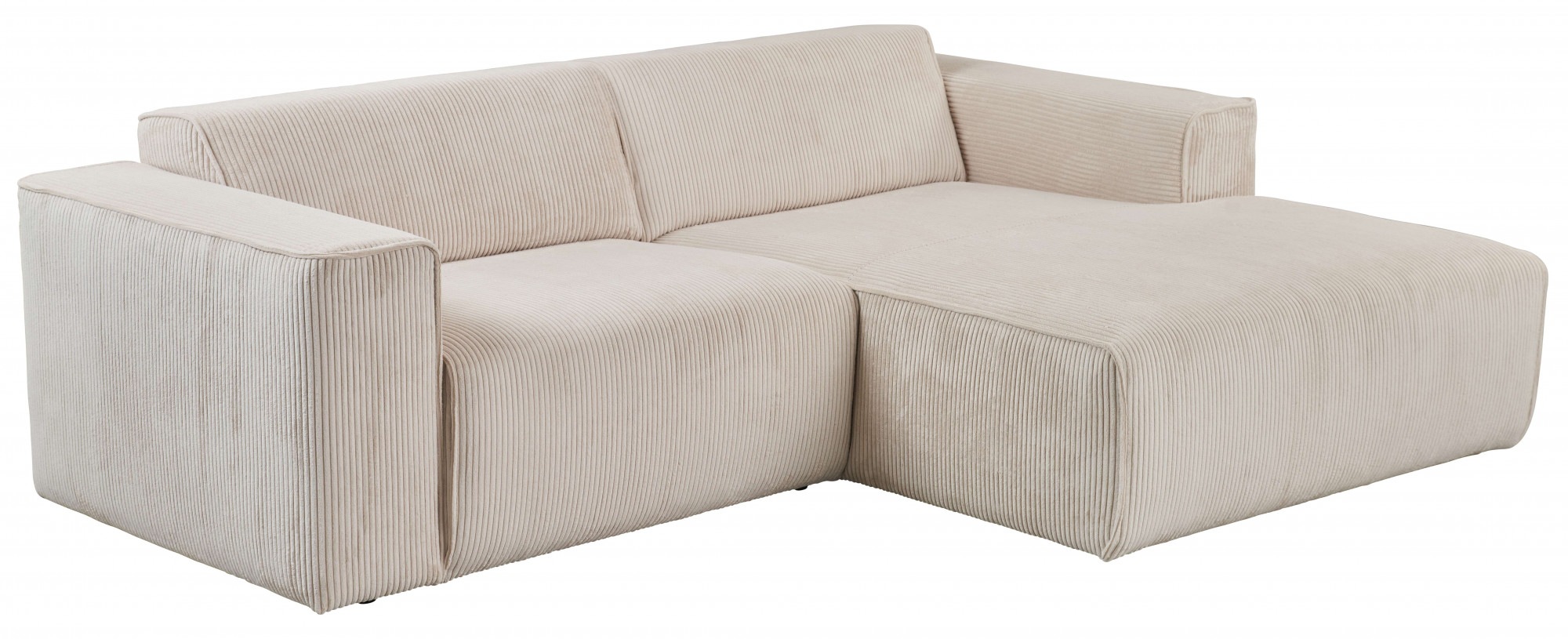 andas Ecksofa »Noord mit Kedernaht, Breite 234 cm«
