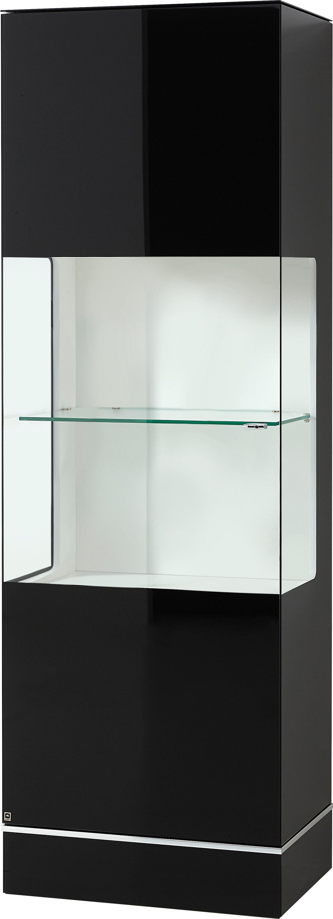 LEONARDO Glasvitrine »CUBE«, mit Klarglas, wahlweise mit Beleuchtung, Höhe 192 cm