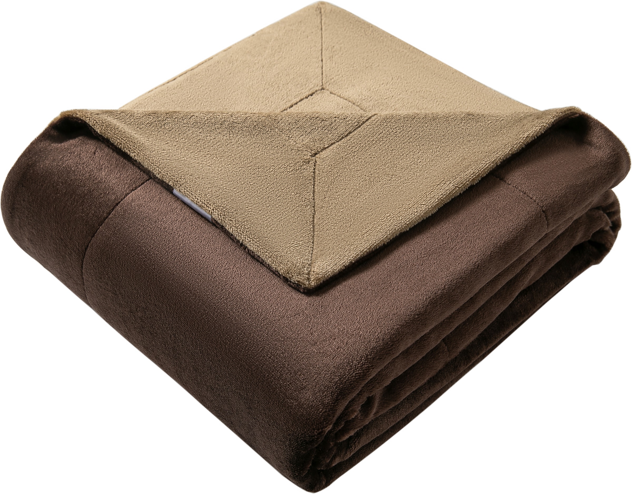 OTTO home Wohndecke »Tobbin, zweifarbig, kuschelweiche Tagesdecke« doppelseitige Wohndecke aus Flannel, verschiedene Größen, zweifarbig
