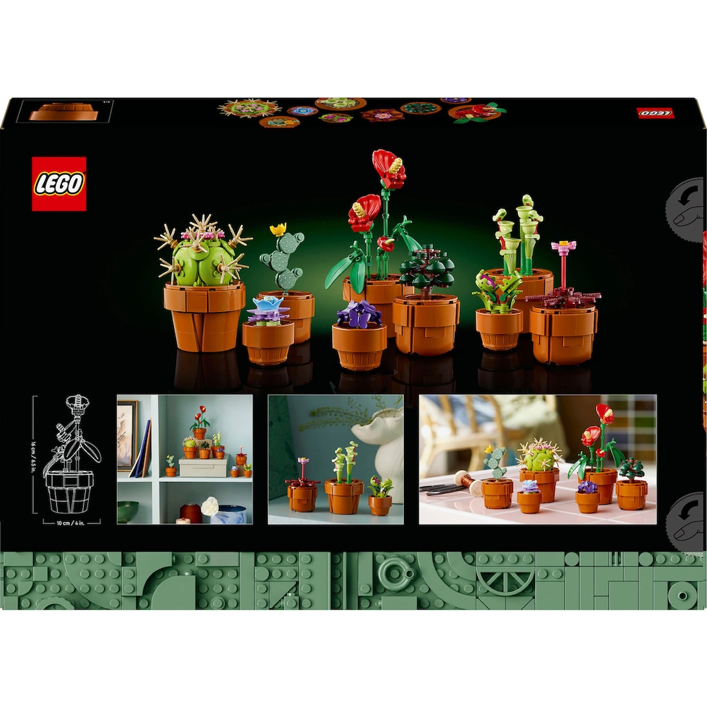 LEGO® Konstruktionsspielsteine »Mini Pflanzen (10329), LEGO Icons«, (758 St.)