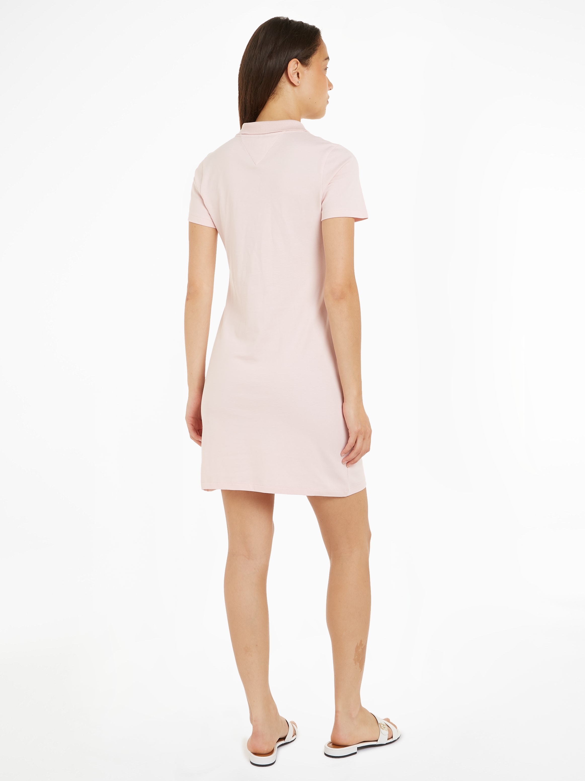 Tommy Hilfiger Polokleid »1985 SLIM PIQUE POLO DRESS SS«, mit dezenter Tommy Hilfiger Logostickerei auf der Brust