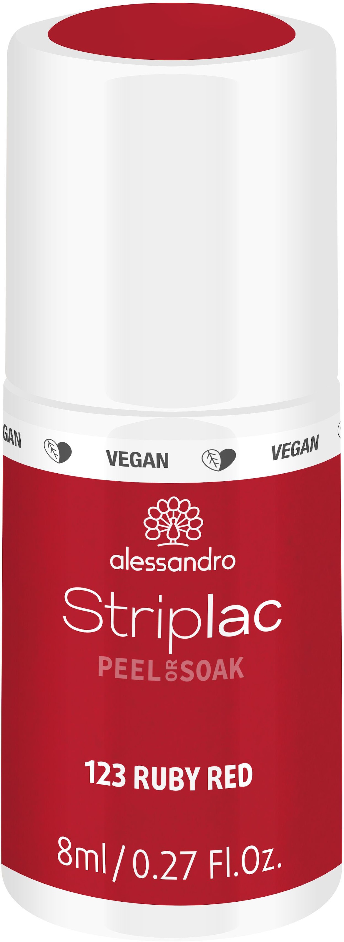alessandro international UV-Nagellack »Striplac PEEL bestellen online OR UNIVERSAL vegan SOAK«, 