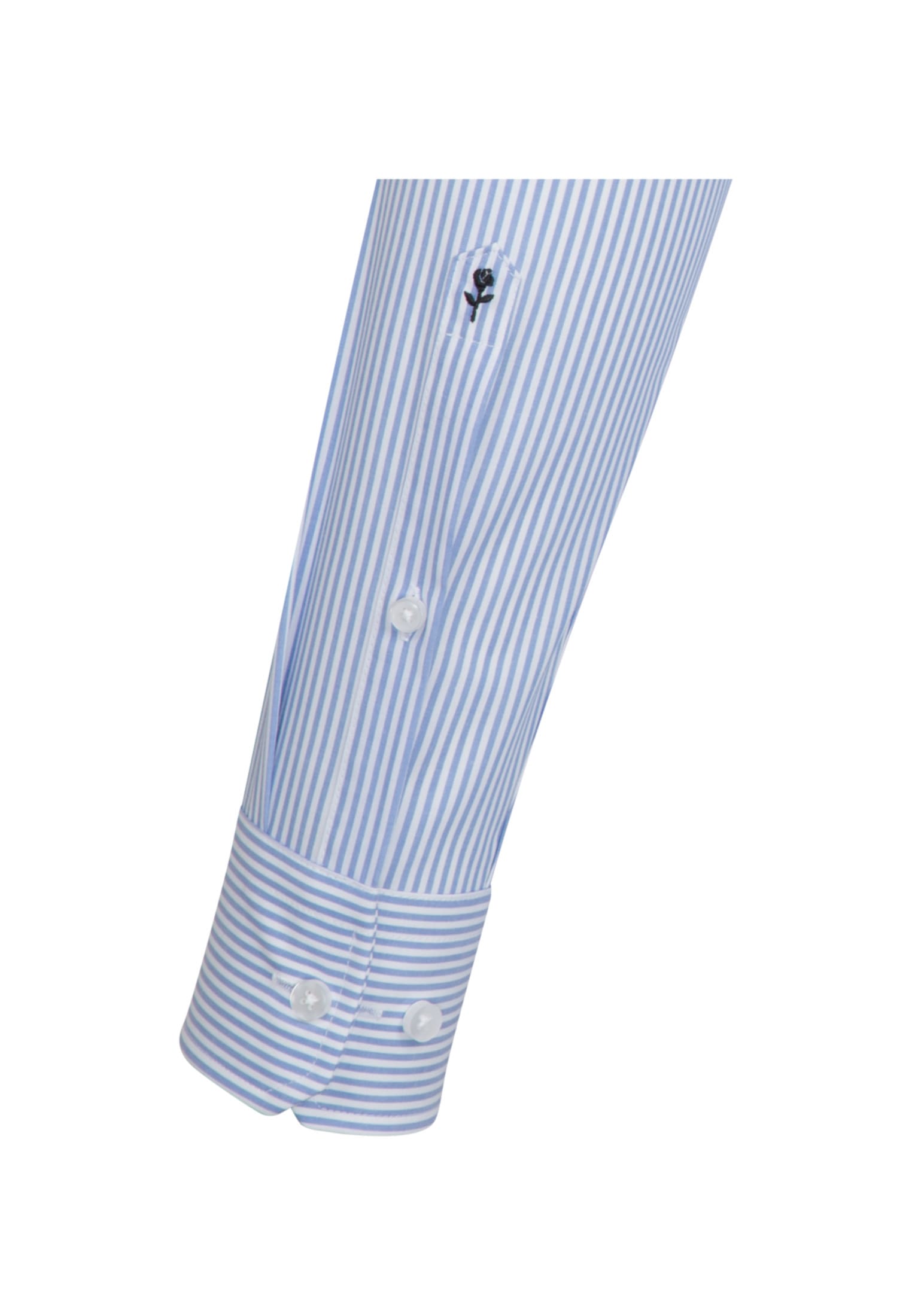 seidensticker Businesshemd »Slim« Slim 1/1 Kentkragen Streifen